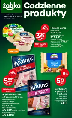 Pogląd oferty "Żabka gazetka - Codzienne produkty" - ważna od 15.07.2026