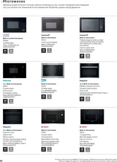 Preview of B&Q - Appliances valid from 01/07/2026 | Page: 20 | Products: Kitchen, Microwave, Grill