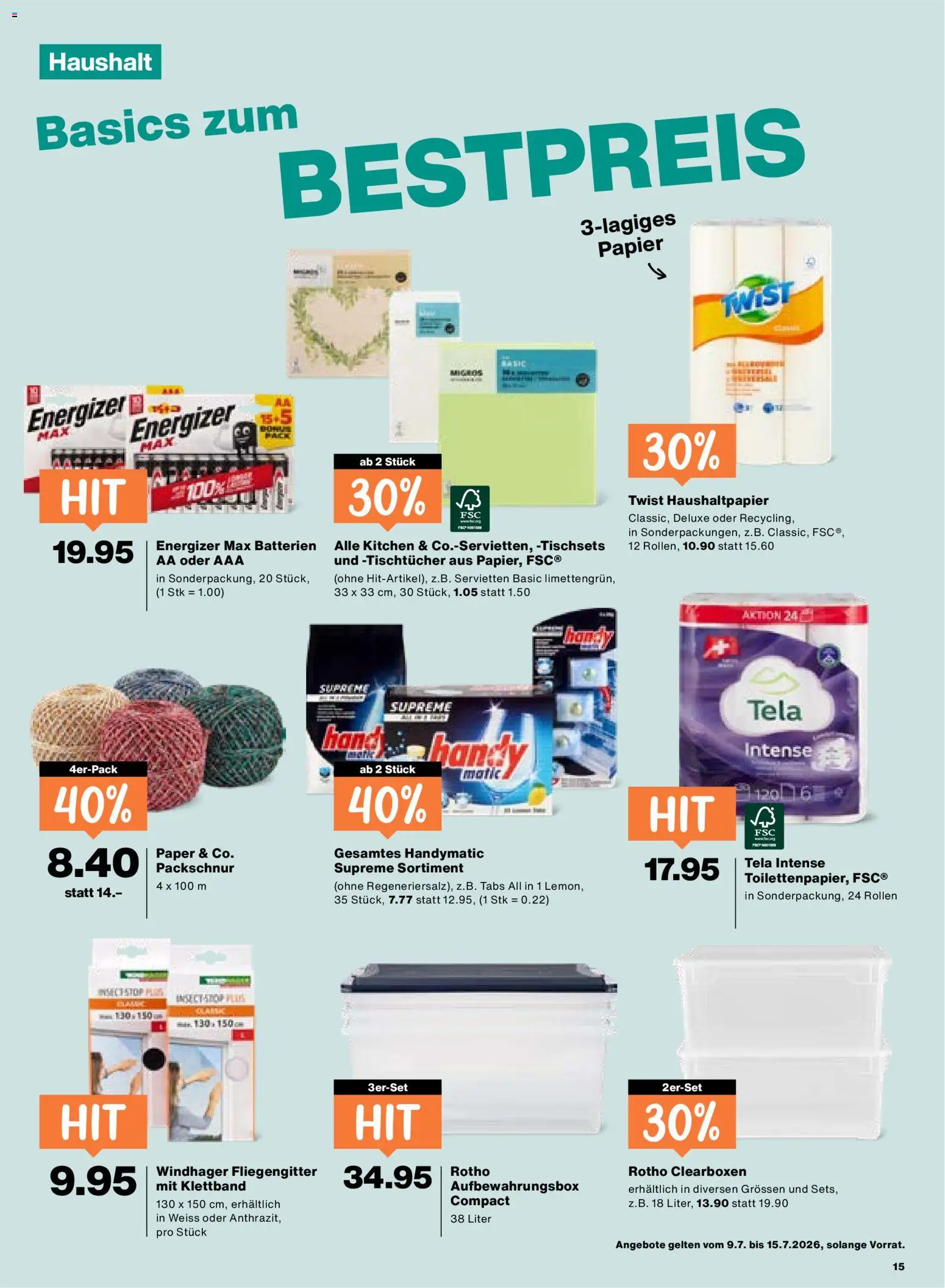 Migros aktionen – gültig ab 09.07.2026 | Seite: 15