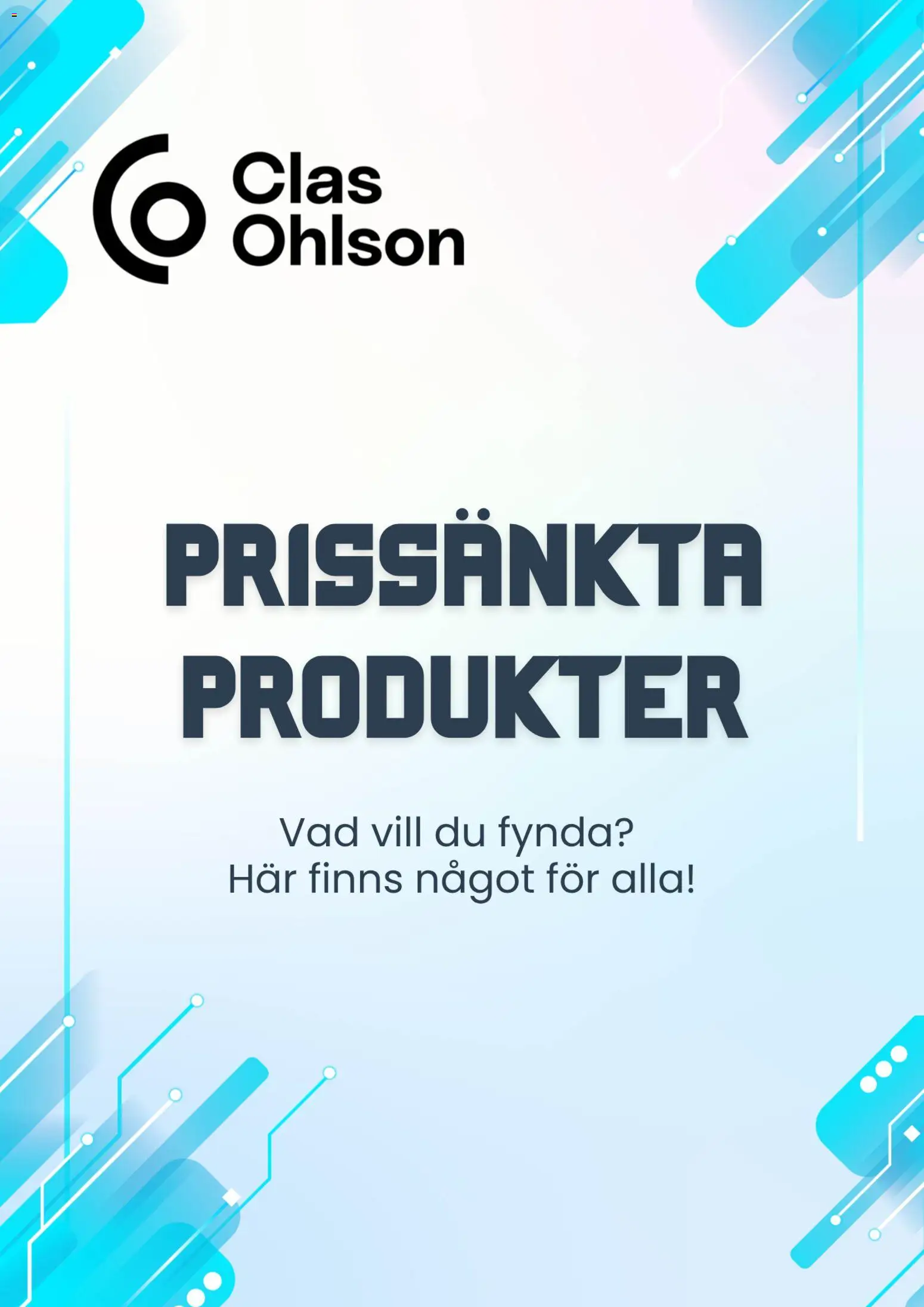 Clas Ohlson reklamblad aktuell från 01/10/2026 | Sida: 1