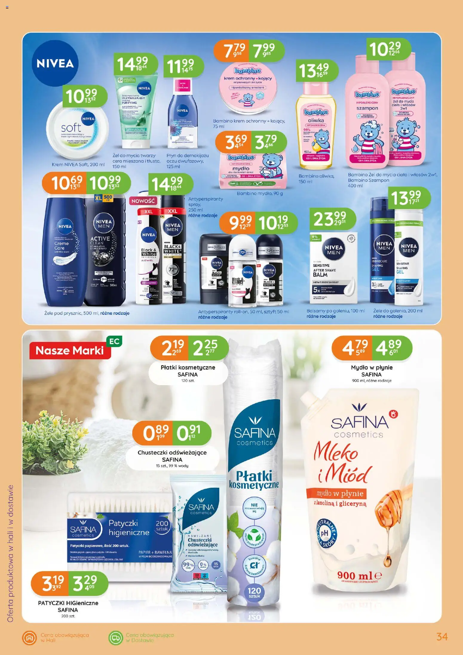 Eurocash gazetka - Katalog Chemiczny od 01.10.2026 | Strona: 34 | Produkty: Żel do mycia twarzy, Szampon, Mydło, Krem