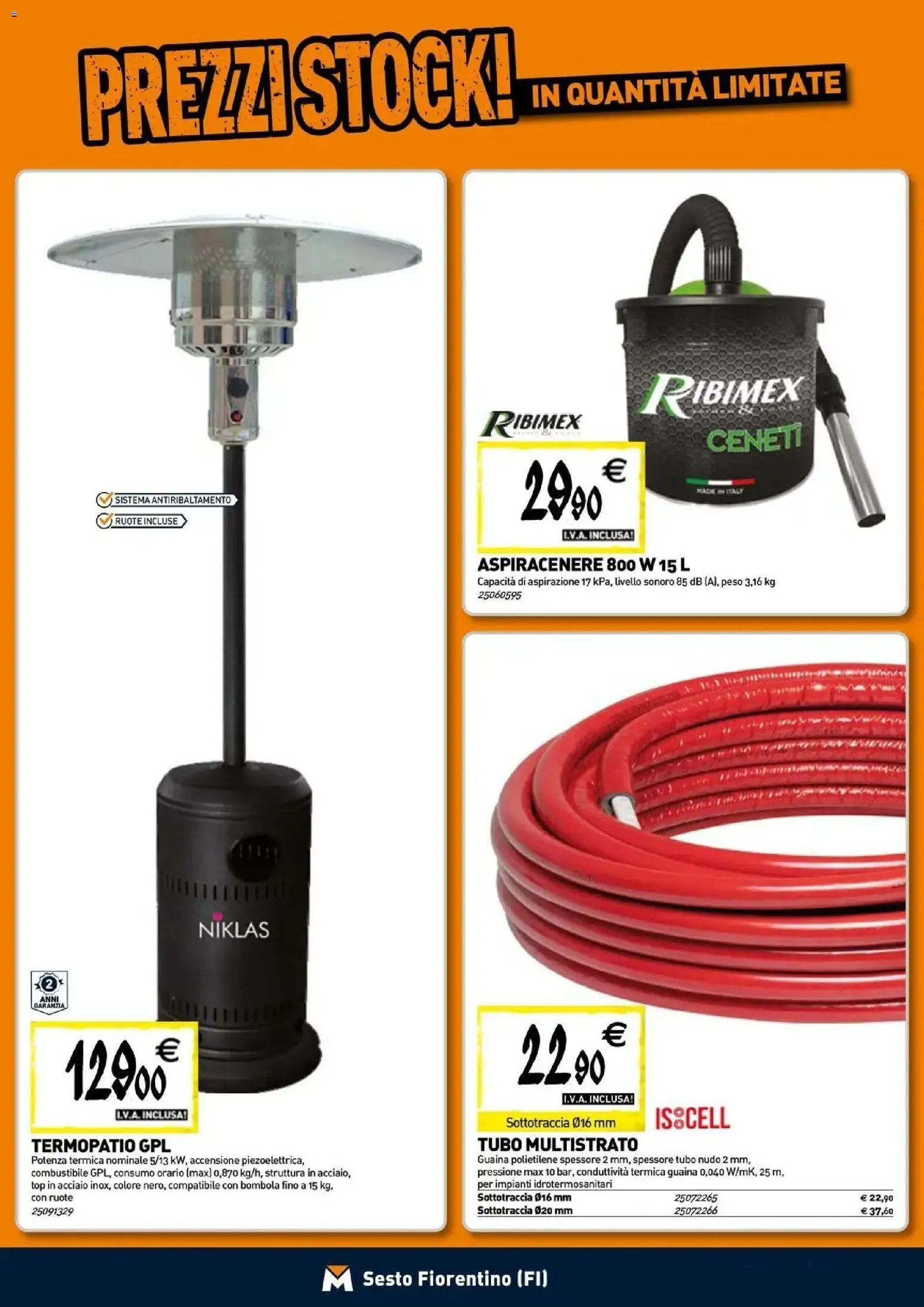 Volantino TECNOMAT del 24/09/2026 | Pagina: 9 | Prodotti: Top, Tubo, Aspiracenere