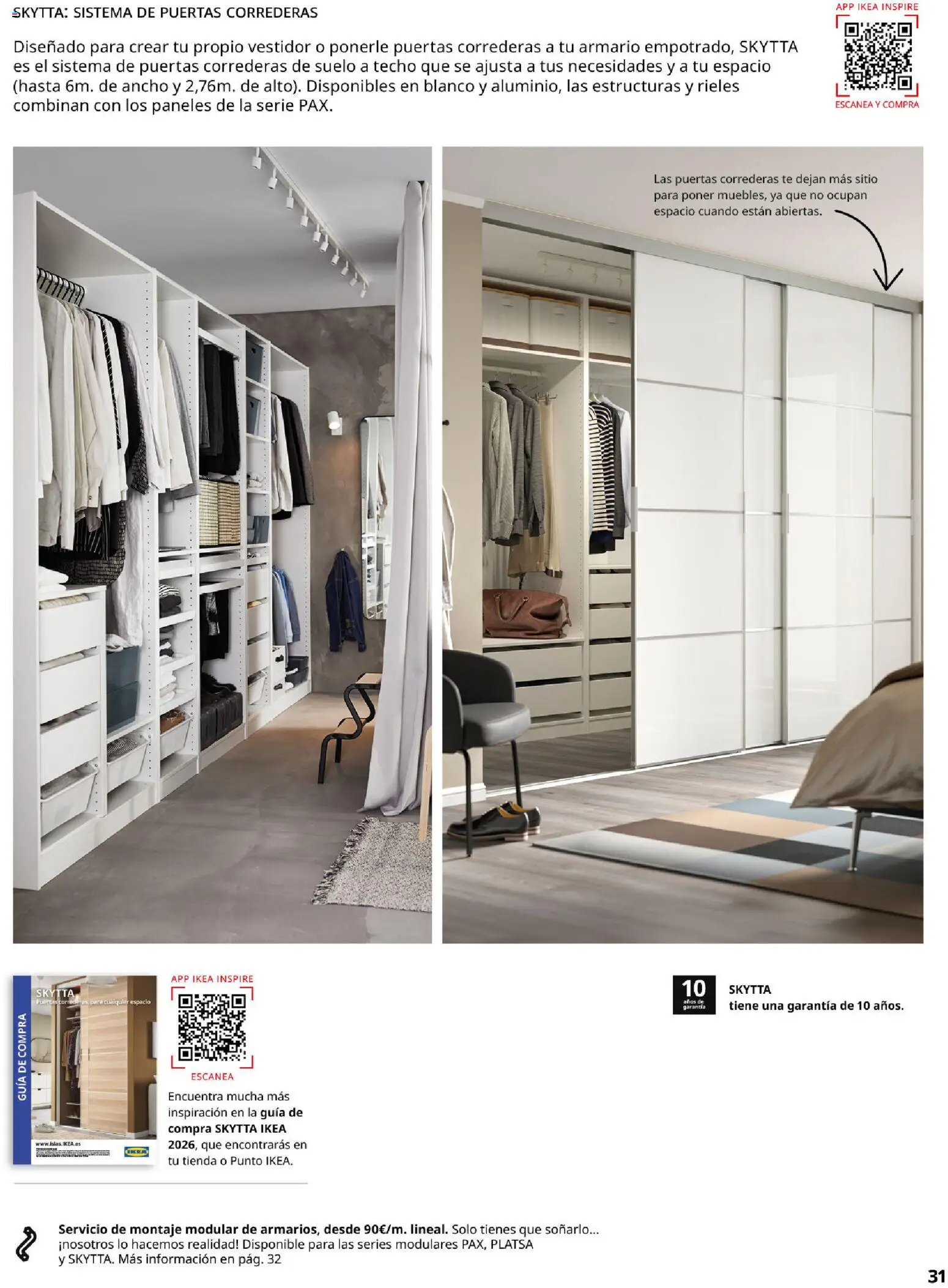 Catálogo IKEA Pax y Komplement │ válido desde el 01.02.2026 | Página: 31 | Productos: Té, Armario