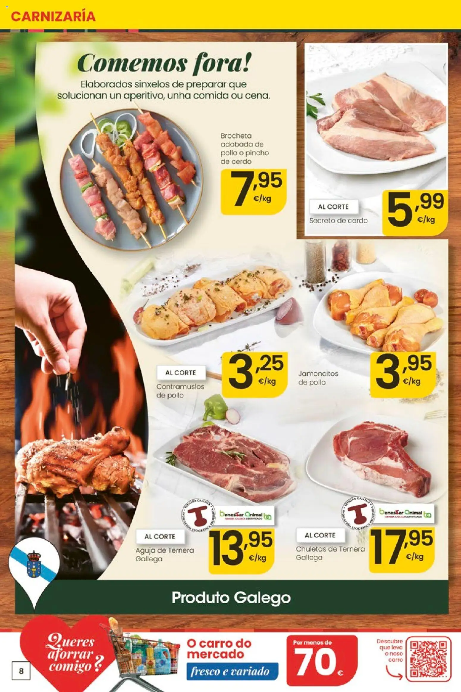 Eroski Ofertóns de verán │ válido desde el 11.06.2026 | Página: 8 | Productos: Cerdo