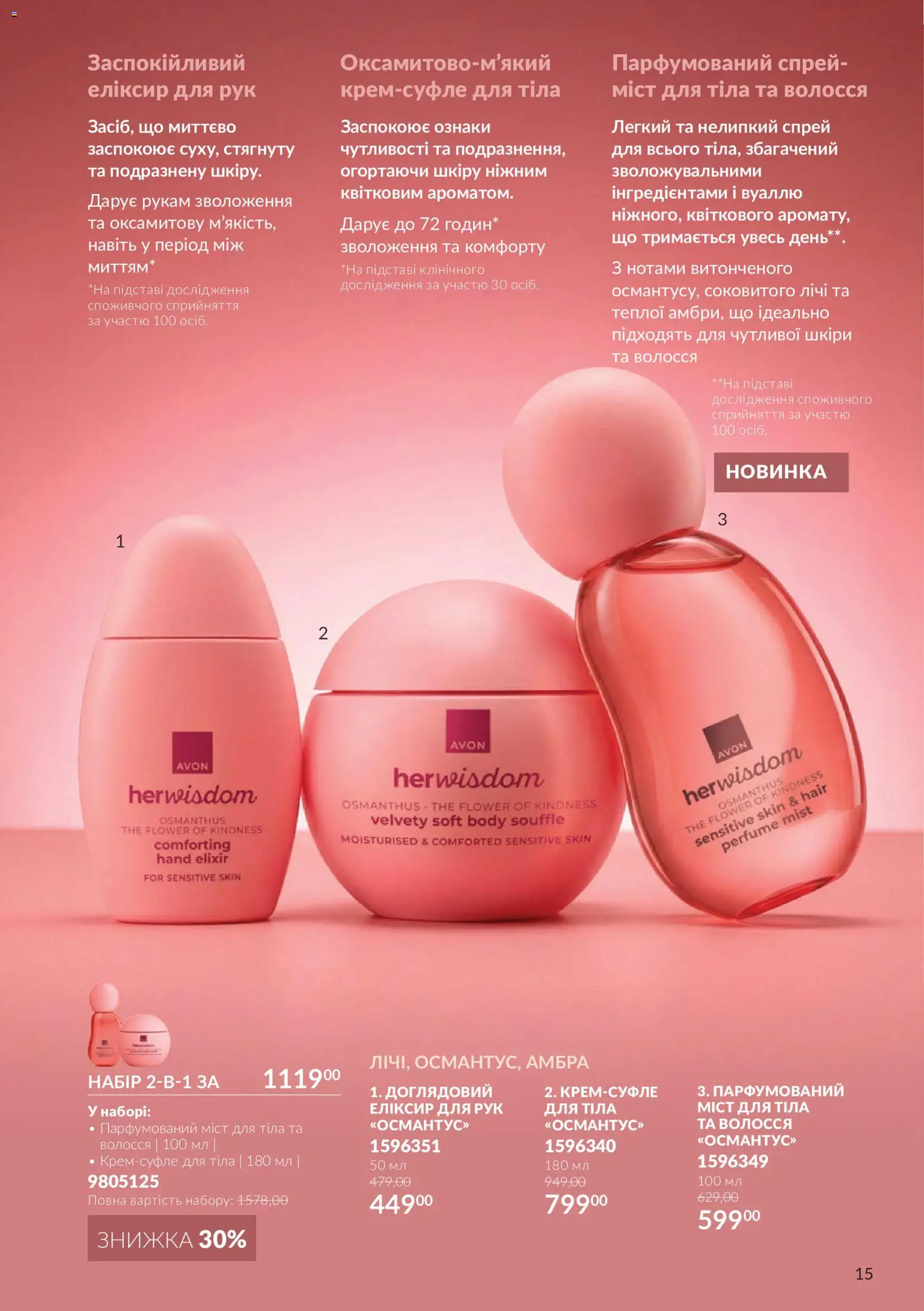 AVON Kаталог - дійснийкції з 01.10.2026 | Сторінка: 15