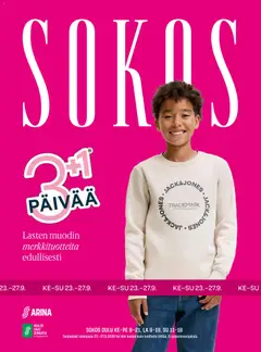 Sokos-mainoslehti voimassa 23/09/2026 alkaen