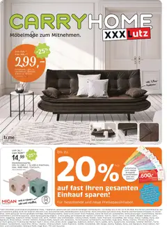 XXXLutz Carry Home ab 01.09.2026 gültig