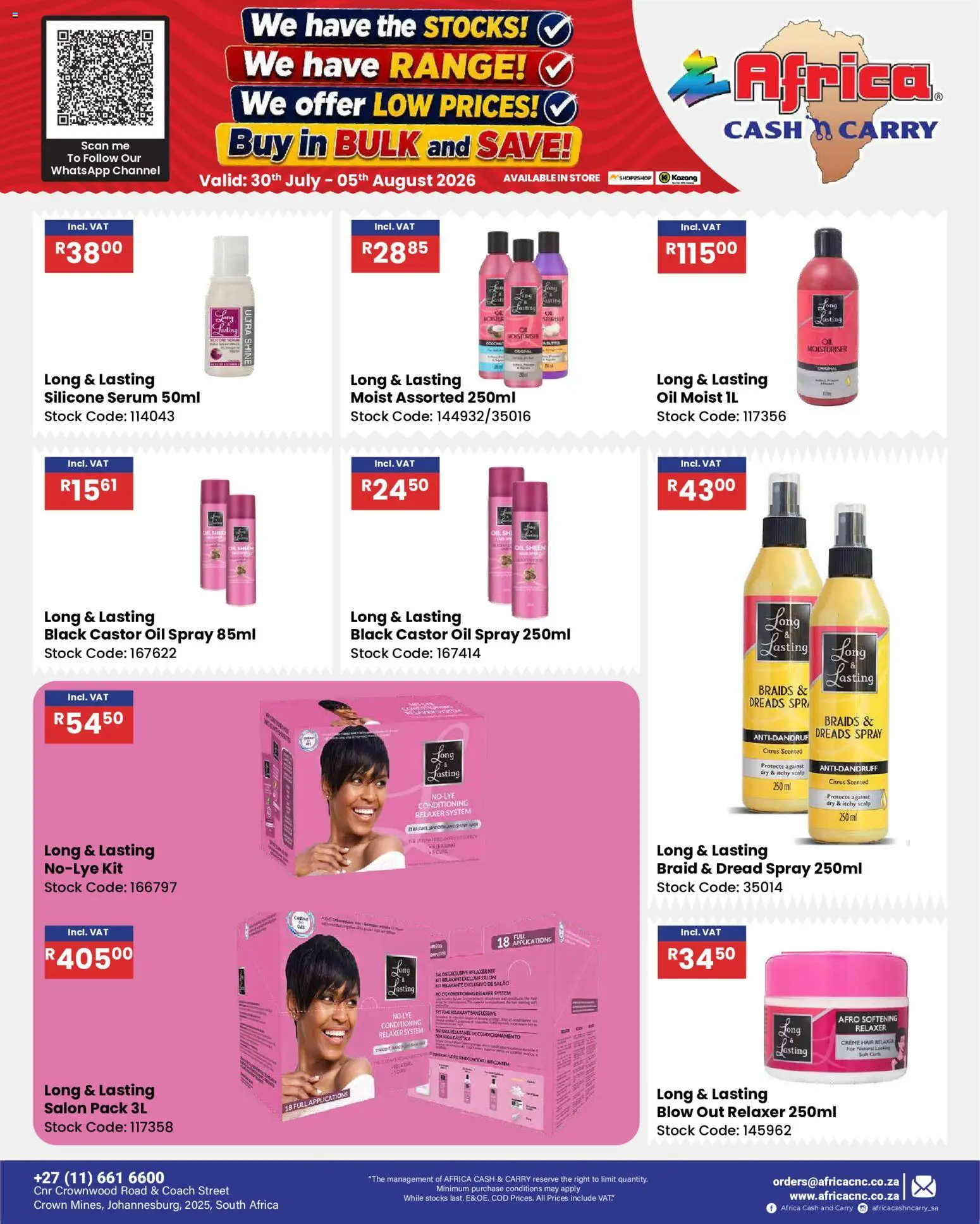 New Africa Cash & Carry catalogue – valid from 30/07/2026 | Page: 64