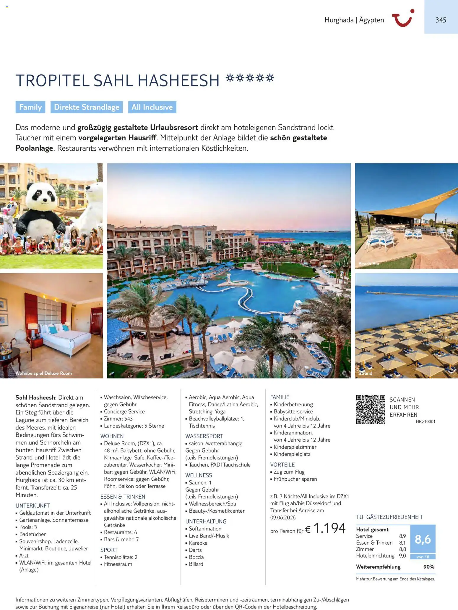 TUI Prospekt Südeuropa & Nordafrika 2026/27 – gültig ab 03.03.2026 | Seite: 345 | Produkte: Babybett