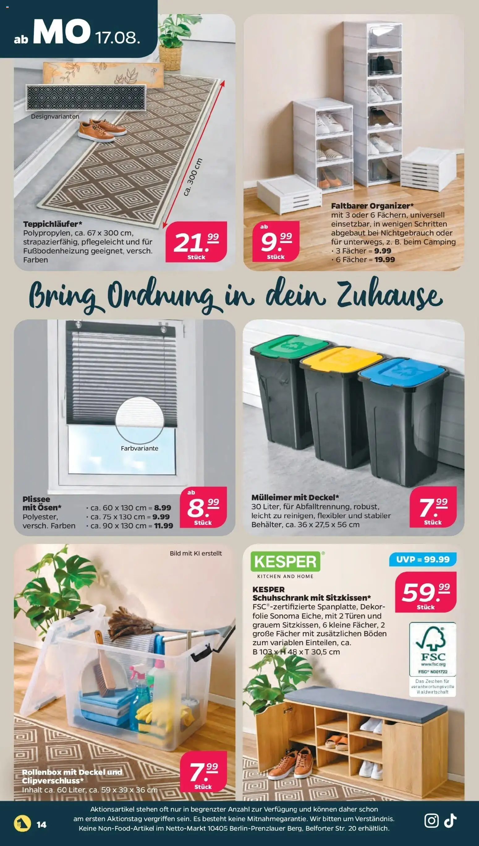 Netto - Netto APS : Wochenangebote ab 17.08.2026 → Angebote nächste Woche | Seite: 16