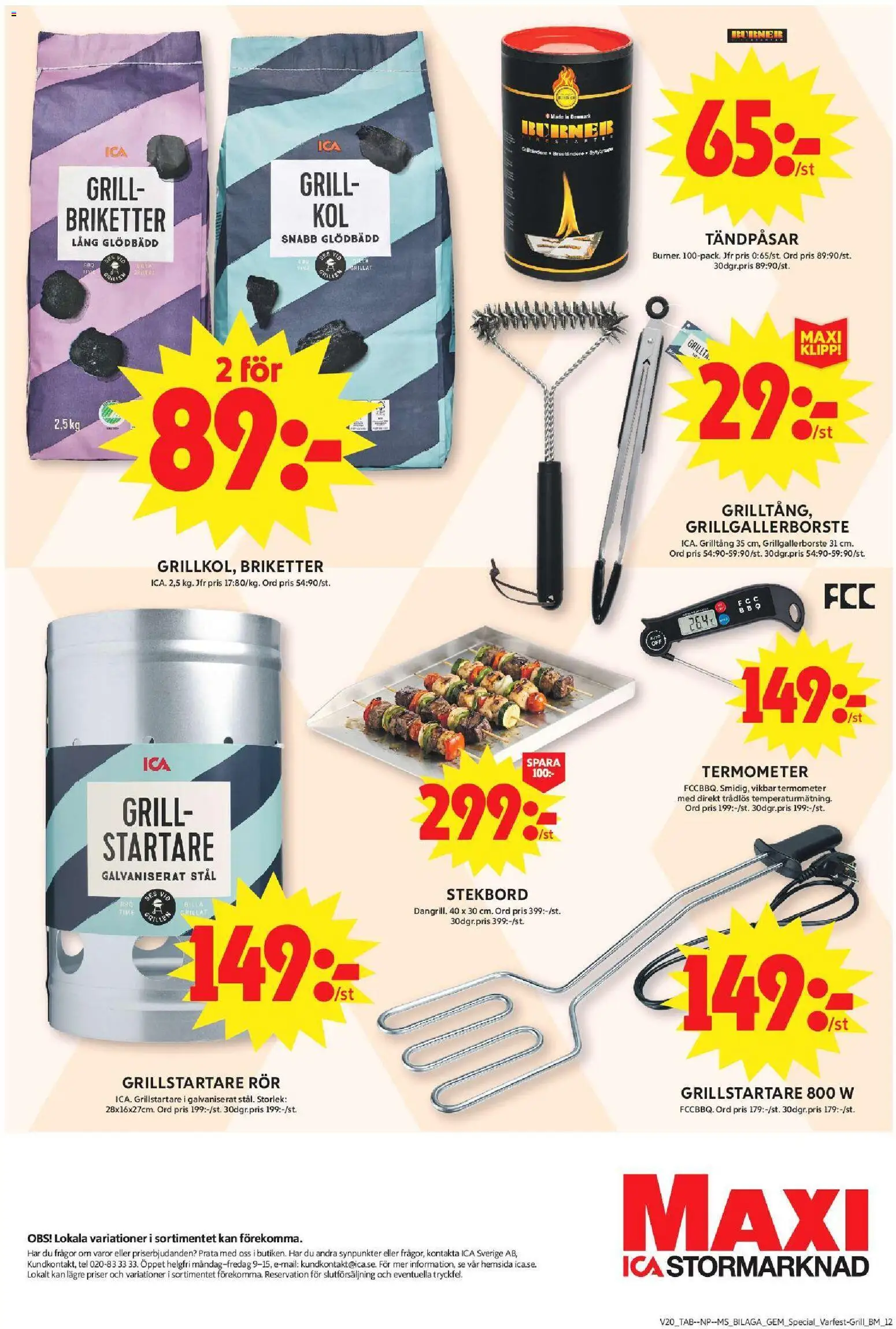 ICA Maxi reklamblad aktuell från 11.05.2026 | Sida: 28