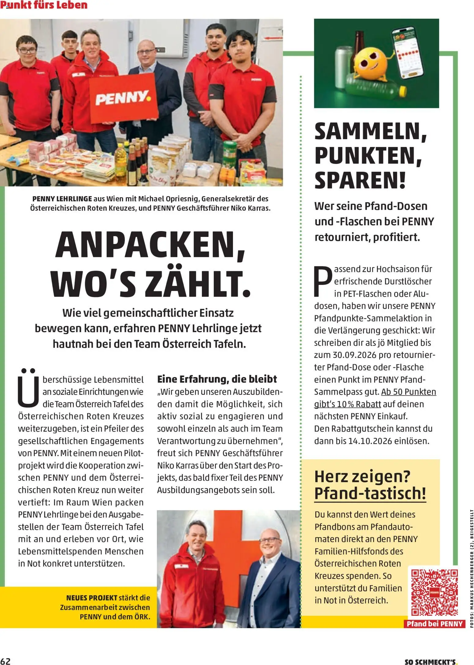 Penny Markt Schmankerl Post gültig ab 31.05.2026 | Seite: 62 | Produkte: Lebensmittel