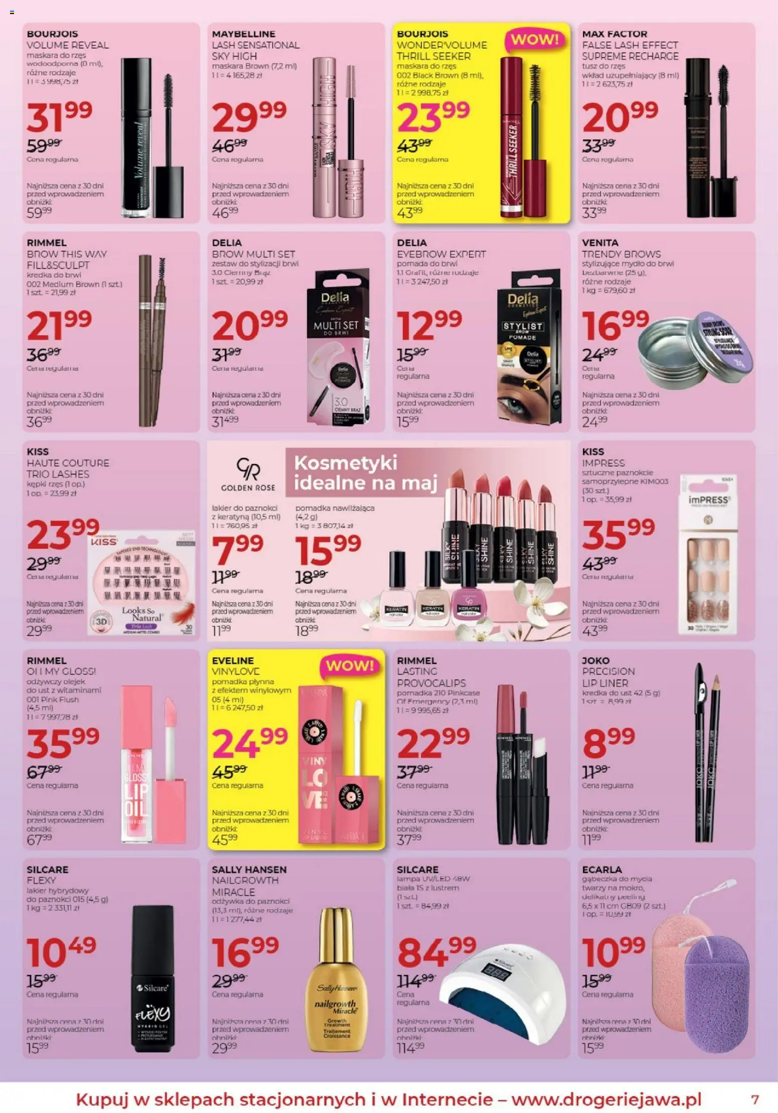 Jawa gazetka od 05.05.2026 | Strona: 7 | Produkty: Lampa, Lakier do paznokci, Peeling, Odżywka do paznokci