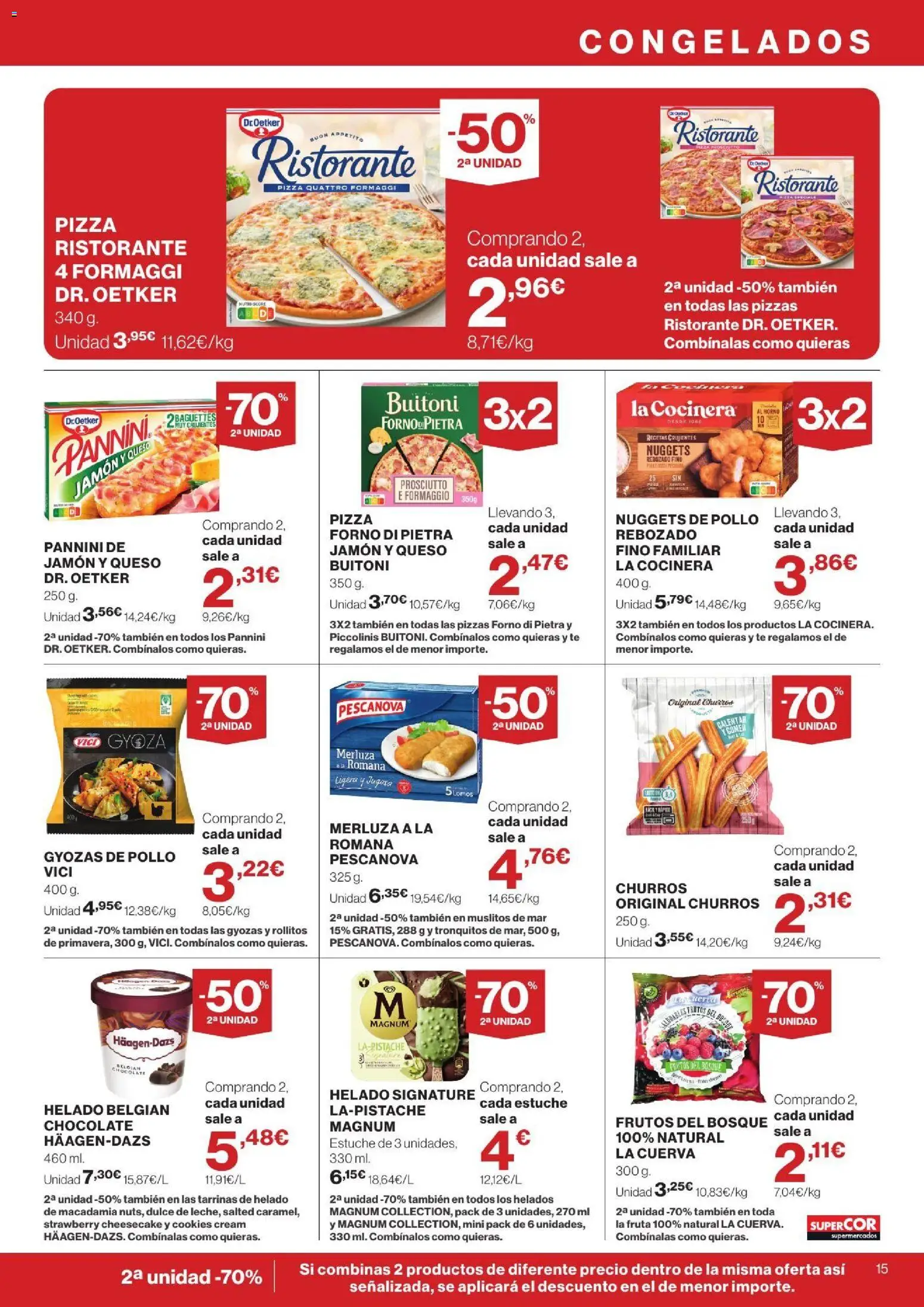 Supercor Canarias │ válido desde el 24/09/2026 | Página: 15 | Productos: Fruta, Chocolate, Jamón, Magnum