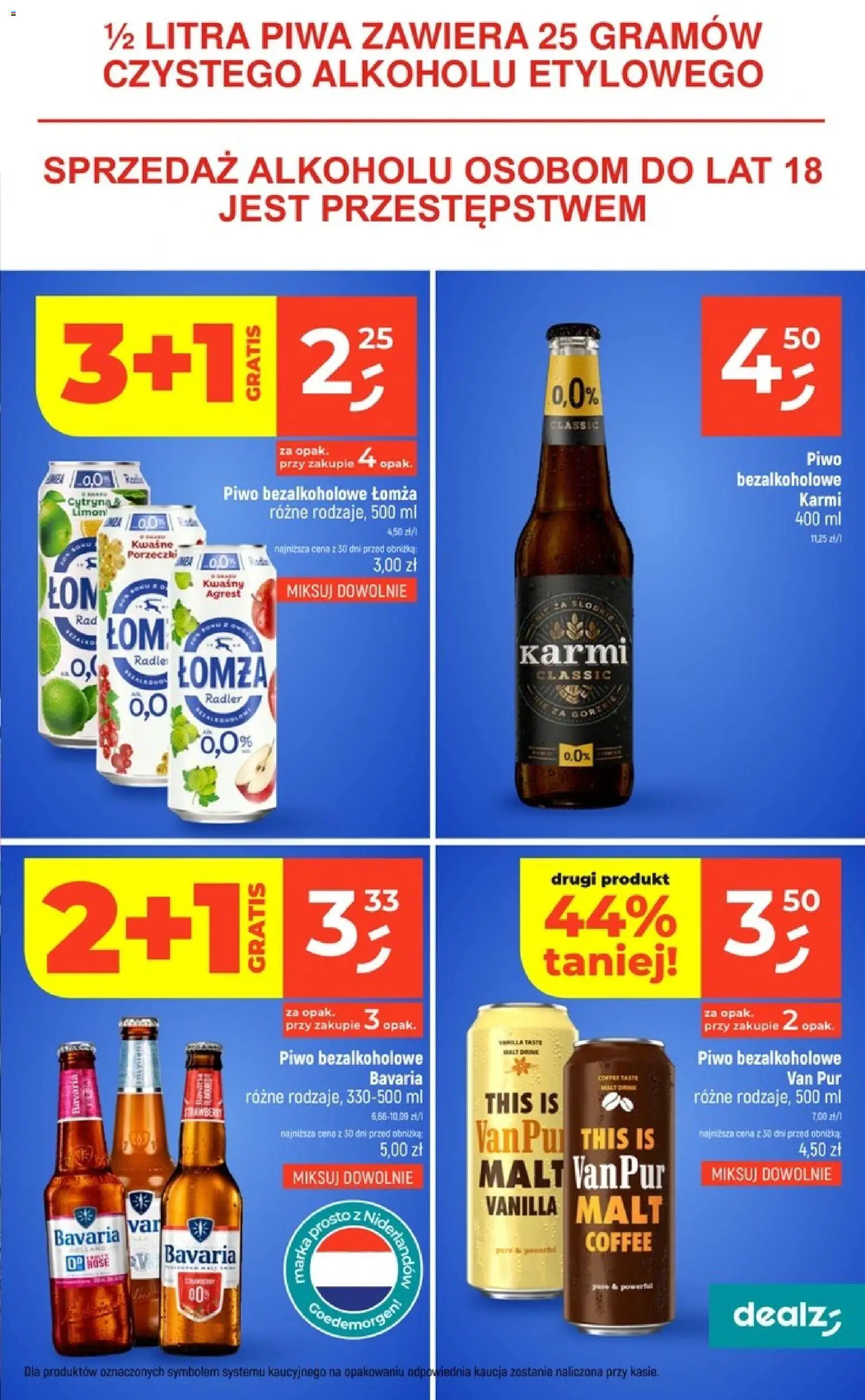 Dealz gazetka od 08.10.2026 | Strona: 31 | Produkty: Radler, Piwo bezalkoholowe, Agrest, Piwo