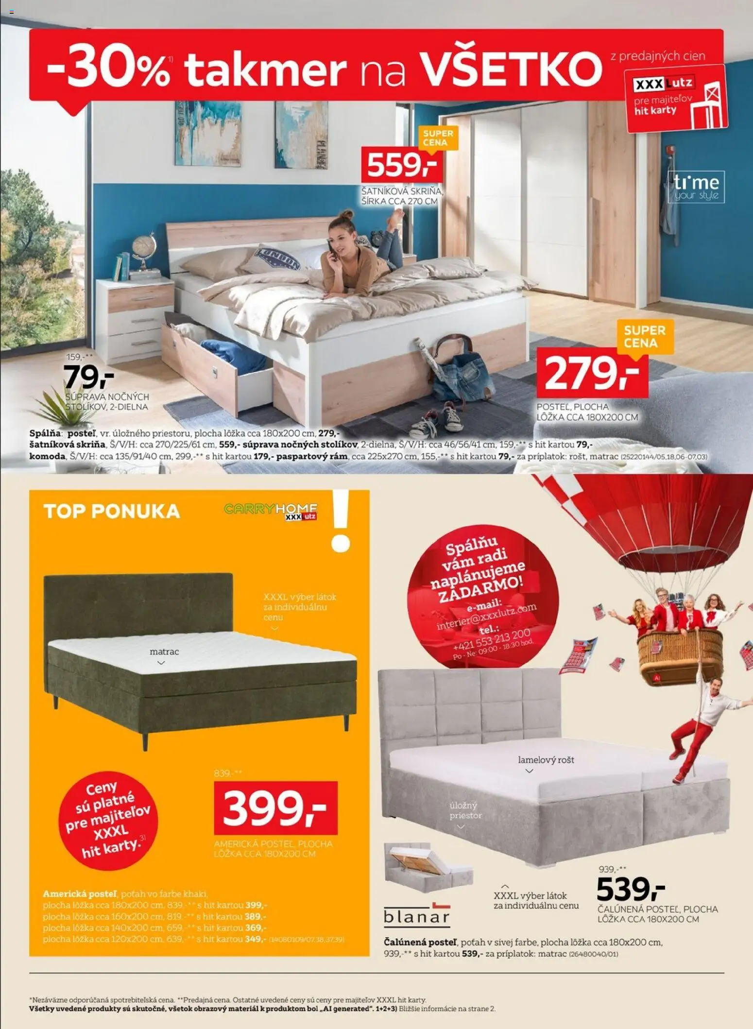 Nové XXXLutz akcie – leták je platný od 14.09.2026 | Strana: 6 | Produkty: Matrac, Šatníková skriňa, Skriňa