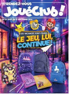 Offres - Prévisualisation de Offres - Les vacances sont finies. Le jeu, lui continue ! valide à partir de 26/08/2026