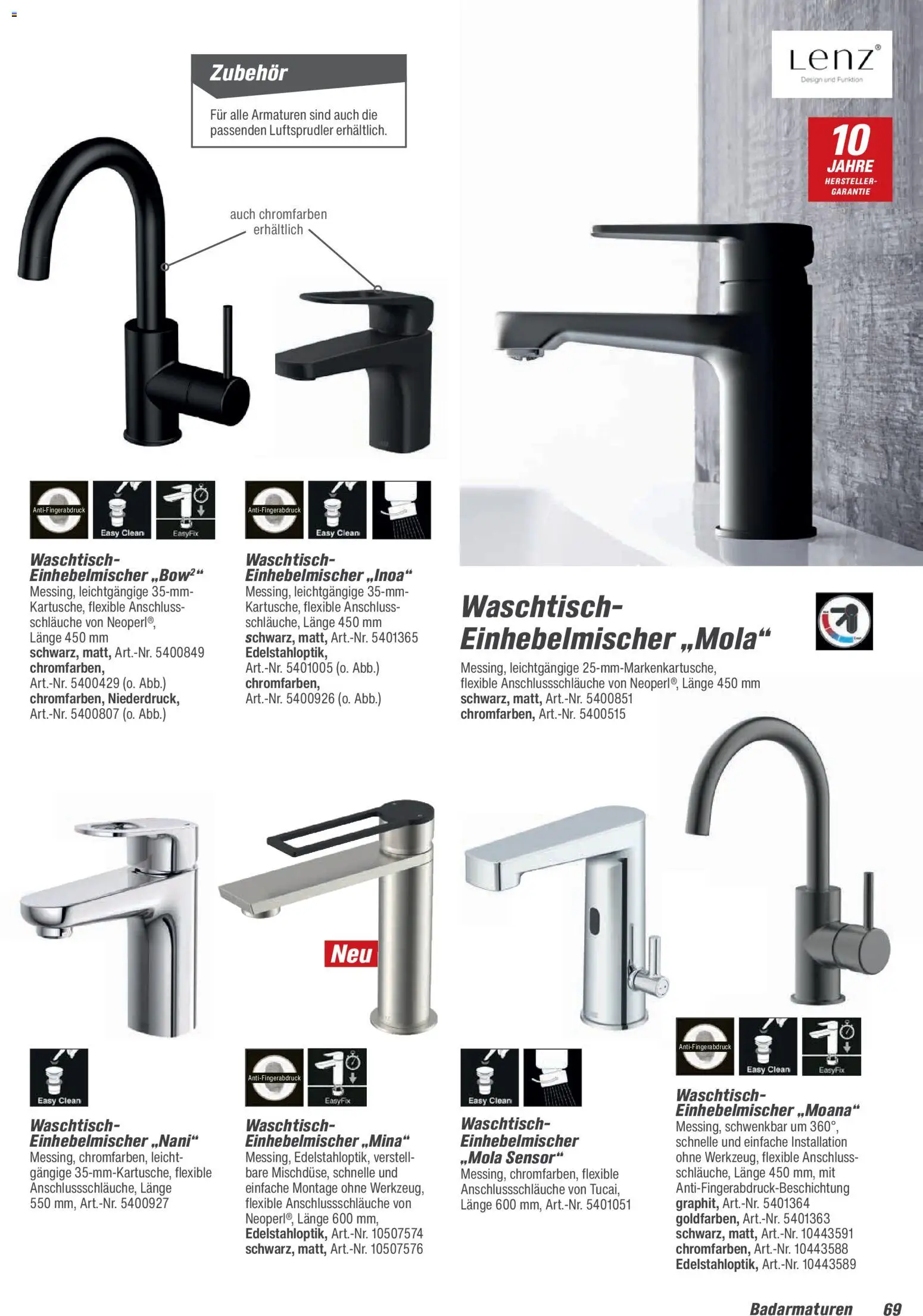 Toom Baumarkt Bad, Sanitär & Zubehör 2026 – gültig ab 01.01.2026 | Seite: 69 | Produkte: Waschtisch