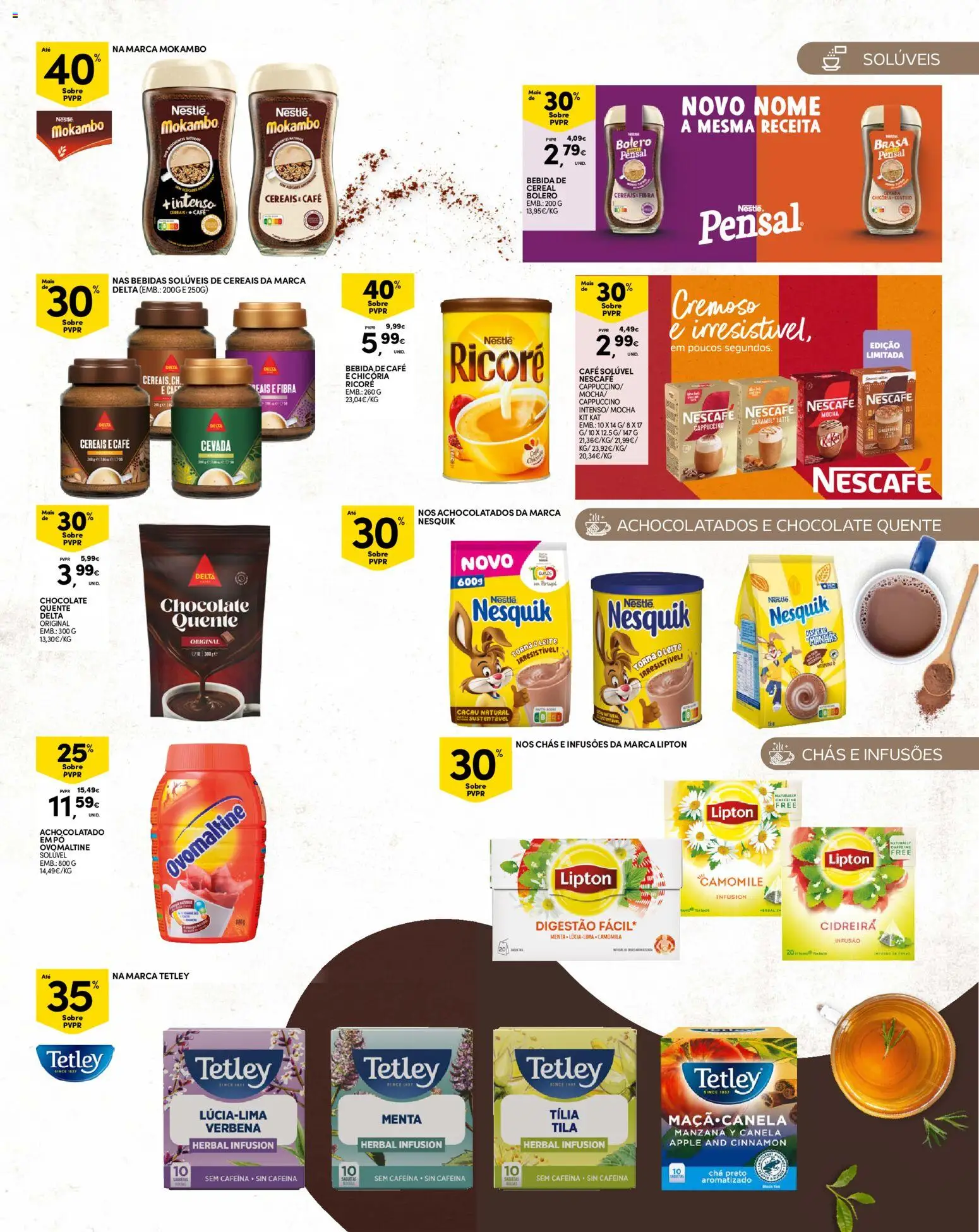 Continente folheto Madeira │ válido de 20/10/2026 | Página: 25 | Produtos: Café solúvel, Café, Chocolate, Cereais