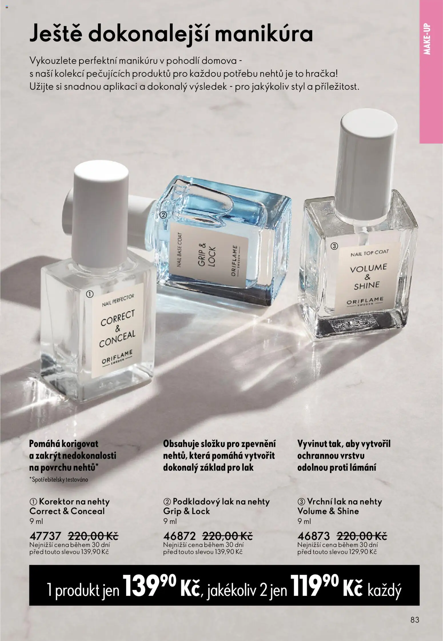Oriflame katalog č. 08/2026 od 27.05.2026 | Strana: 83 | Produkty: Makeup, Manikúra, Nehty, Korektor