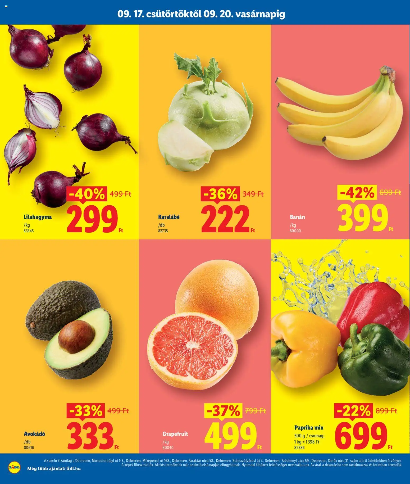 Lidl akciós ujság - amely érvényes a következő dátumtól: 2026.09.17. | Oldal: 2 | Termékek: Lilahagyma, Paprika, Banán, Grapefruit
