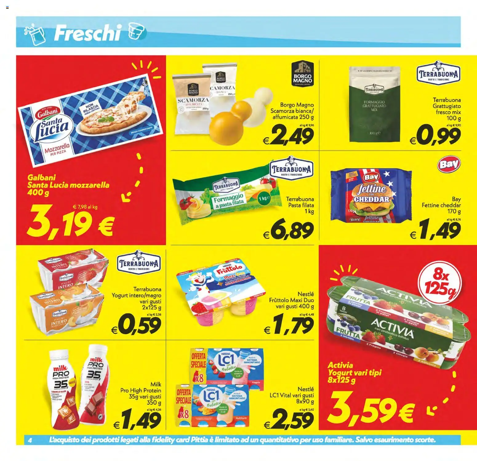 Volantino SuperConveniente del 30/06/2026 | Pagina: 4 | Prodotti: Yogurt, Pizza, Frutta, Pasta