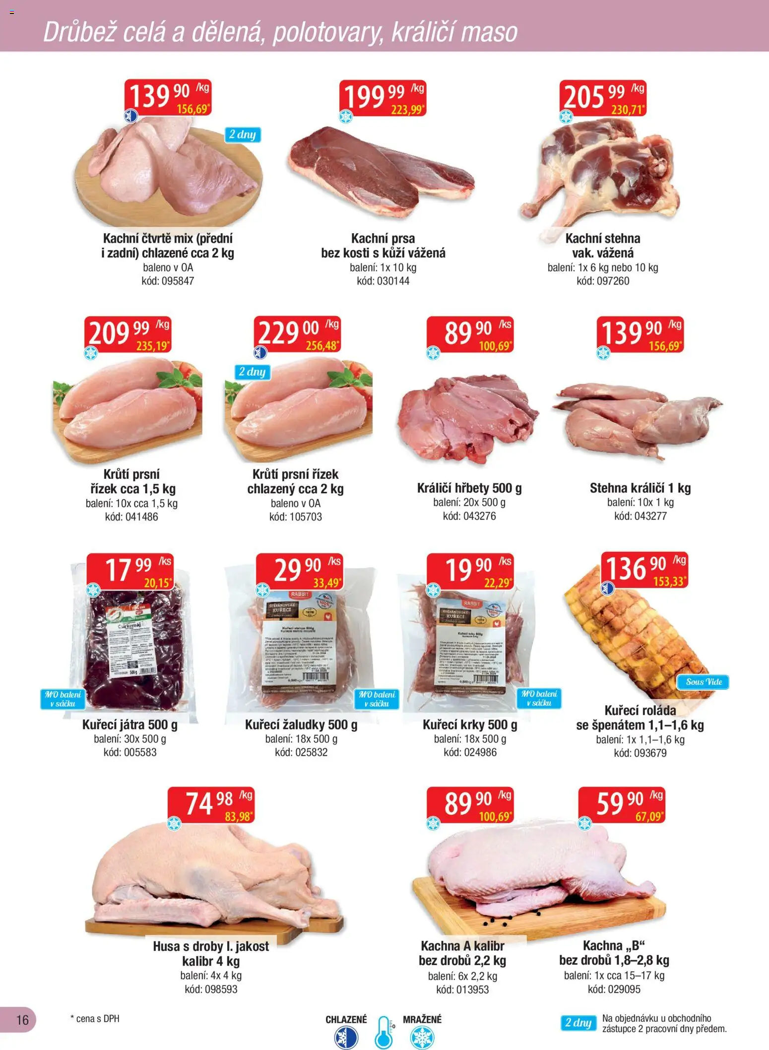 Astur & Qanto leták - Velkoobchod fresh 06/2026 od 01.06.2026 | Strana: 16 | Produkty: Sous vide, Kachna, Maso, Husa