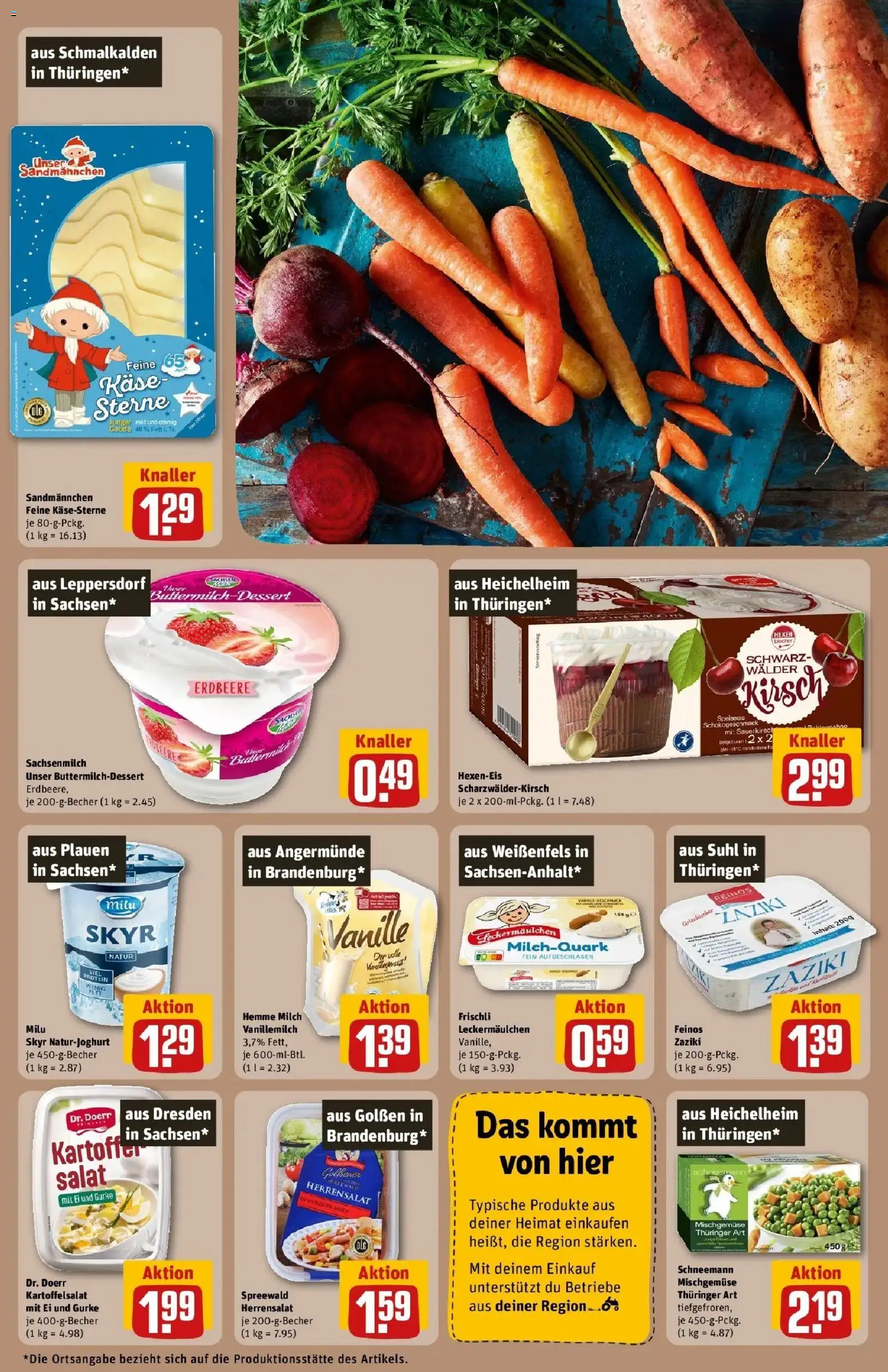 REWE Prospekt ab 26.10.2026 zum Blättern » Angebote | Seite: 27 | Produkte: Käse, Gouda, Skyr, Salat