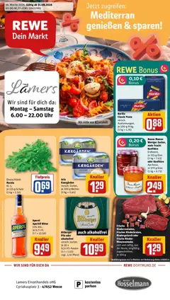 Rewe Prospekt Weeze ab 31.08.2026 gültig