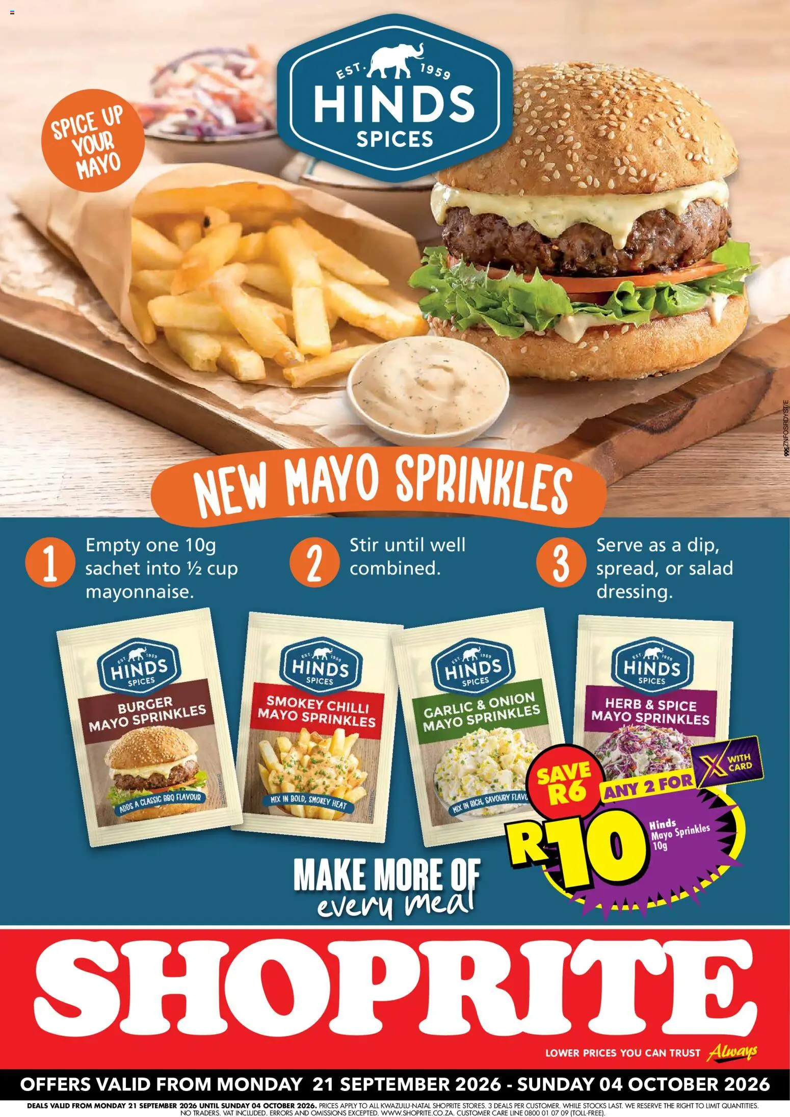 New Shoprite catalogue – valid from 21/09/2026 | Page: 1