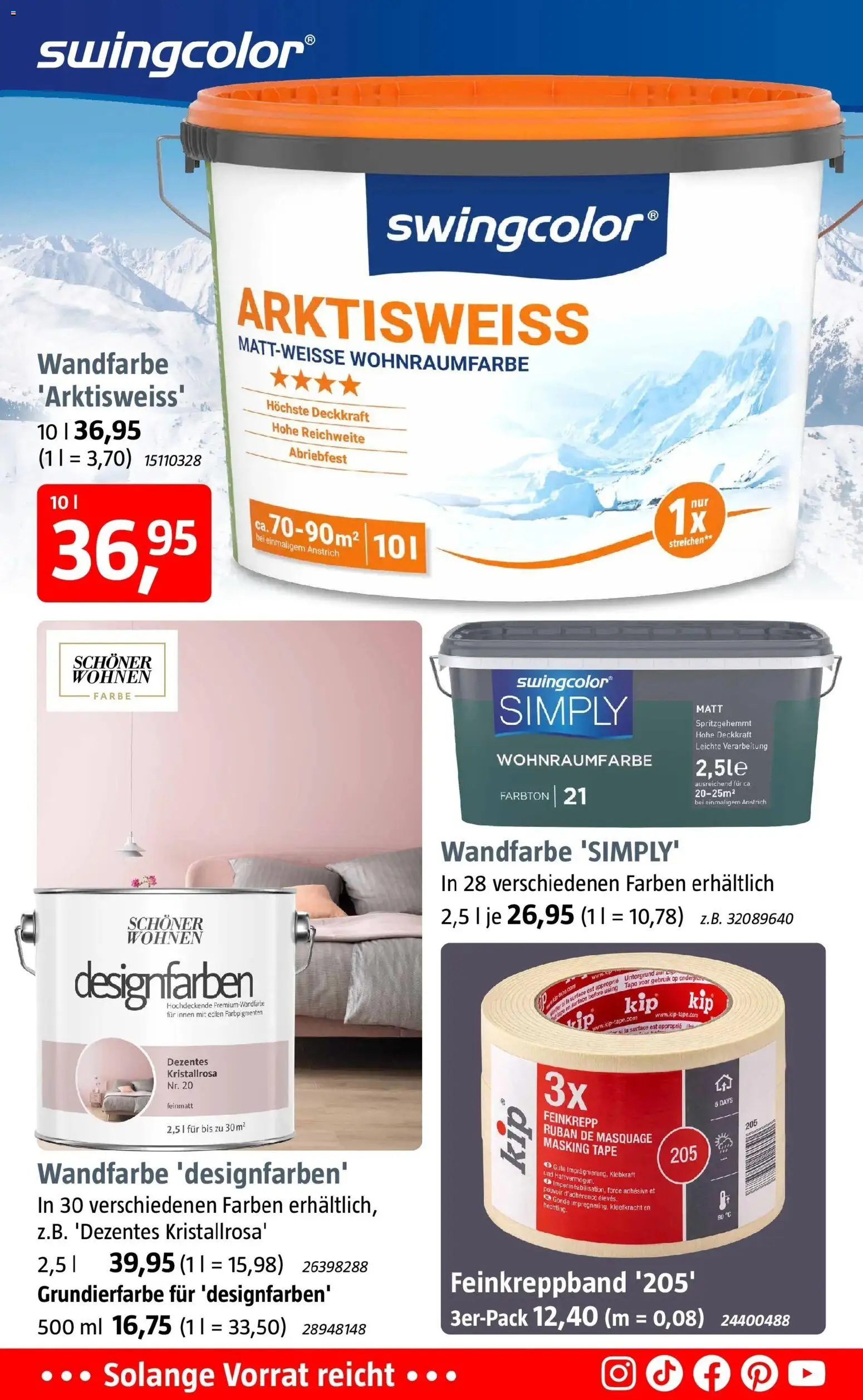 Bauhaus - BAUHAUS: Aktuelle Angebote (ab 17.10.2026) zum Blättern | Seite: 4 | Produkte: Wandfarbe