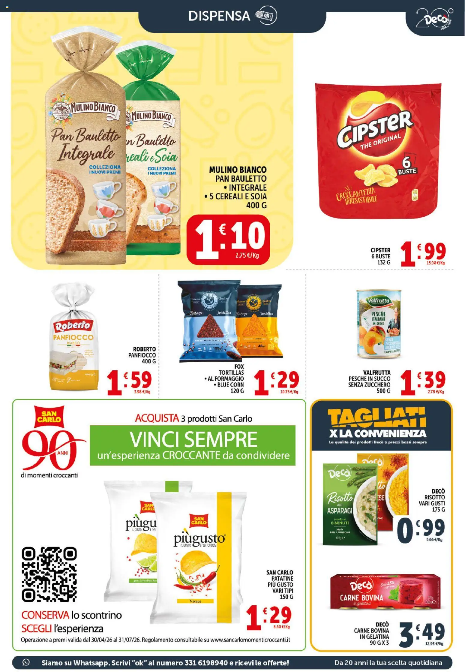Volantino Decò del 20.05.2026 | Pagina: 13 | Prodotti: Succo, Cereali, Tortillas, The