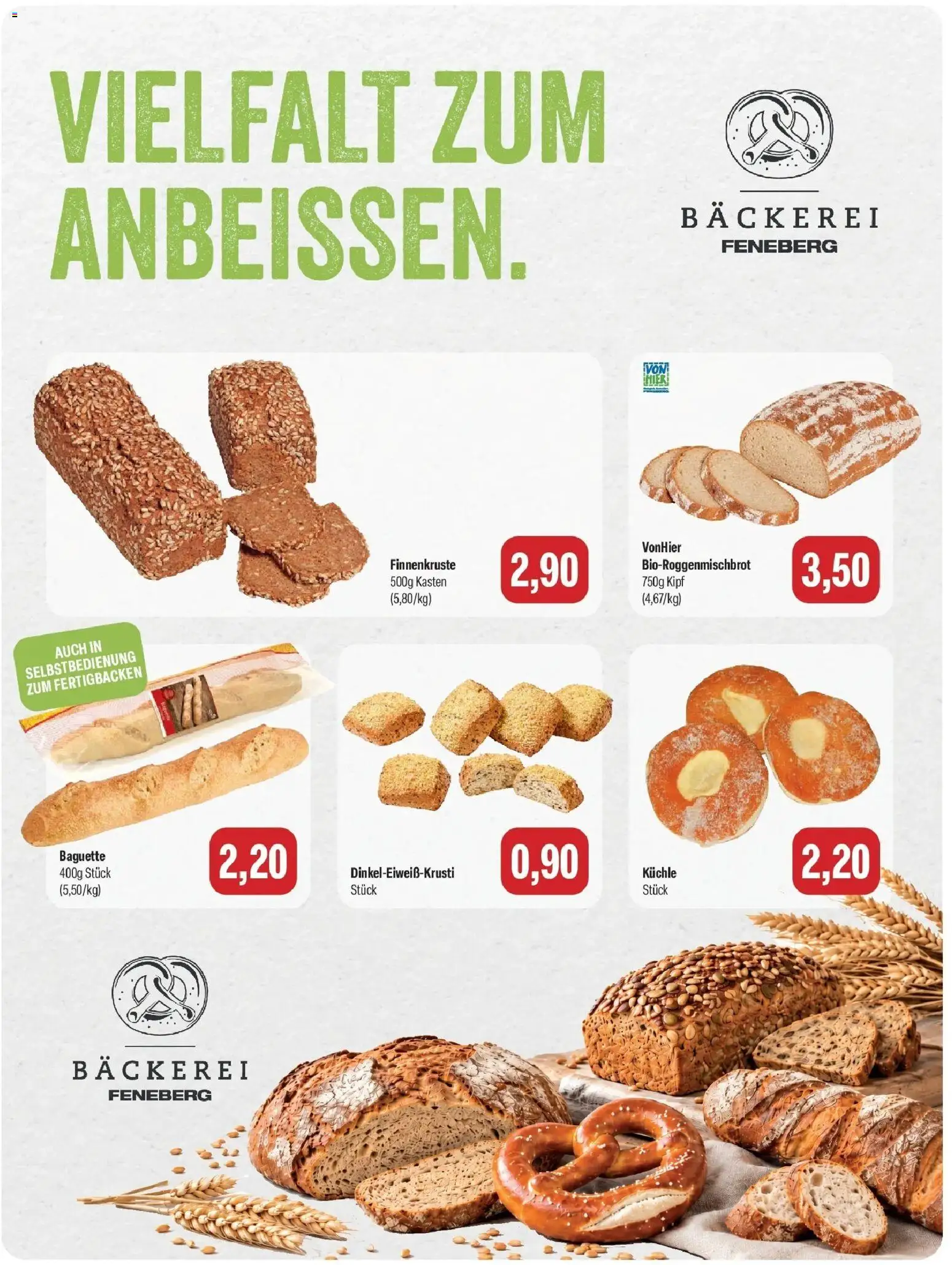 Feneberg Aktuelle Angebote (ab 12.10.2026) zum Blättern | Seite: 4 | Produkte: Bäckerei, Baguette