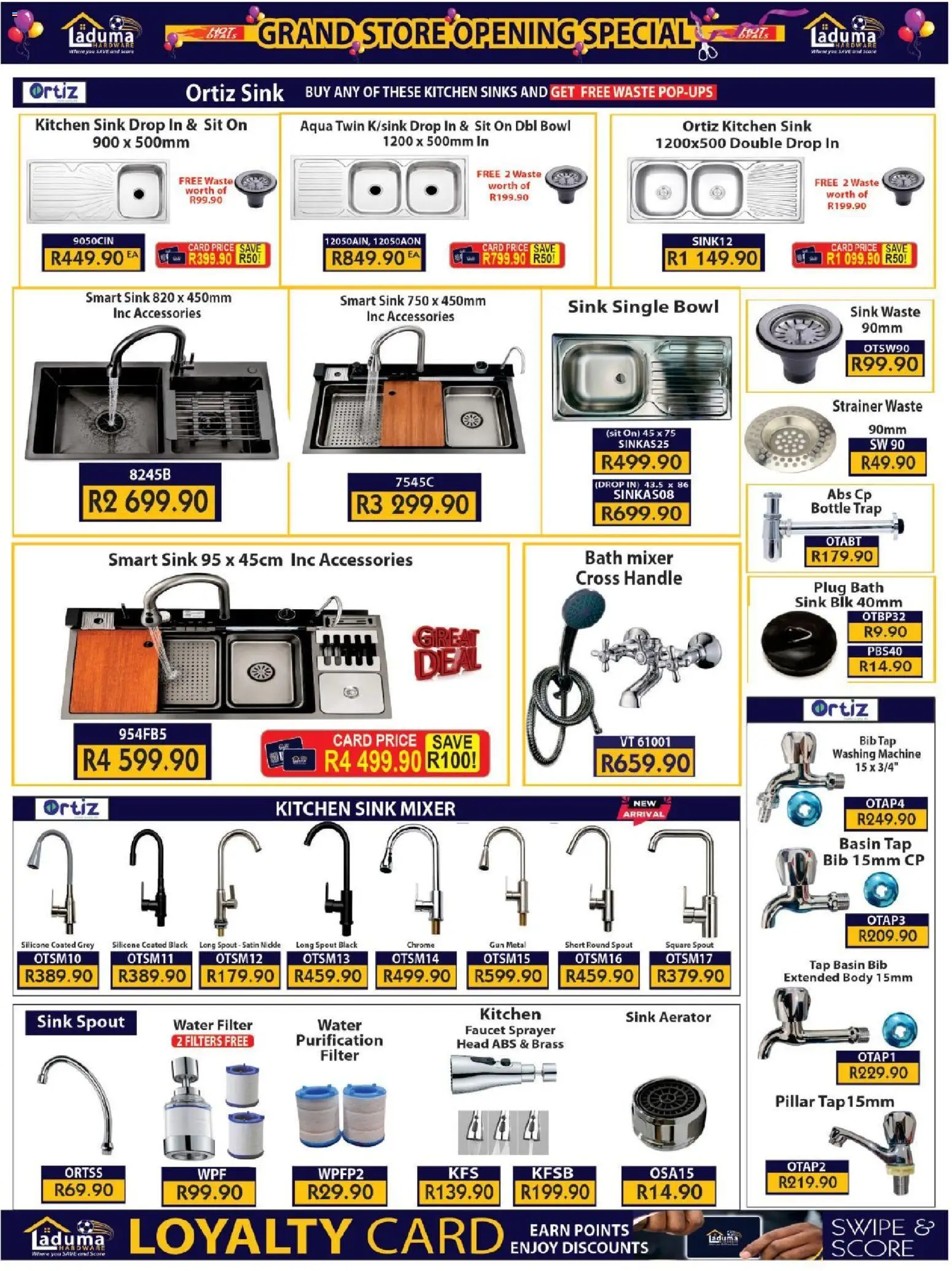 New Laduma Hardware catalogue – valid from 23/09/2026 | Page: 9 | Products: Mixer, Bath, Basin, Silicone