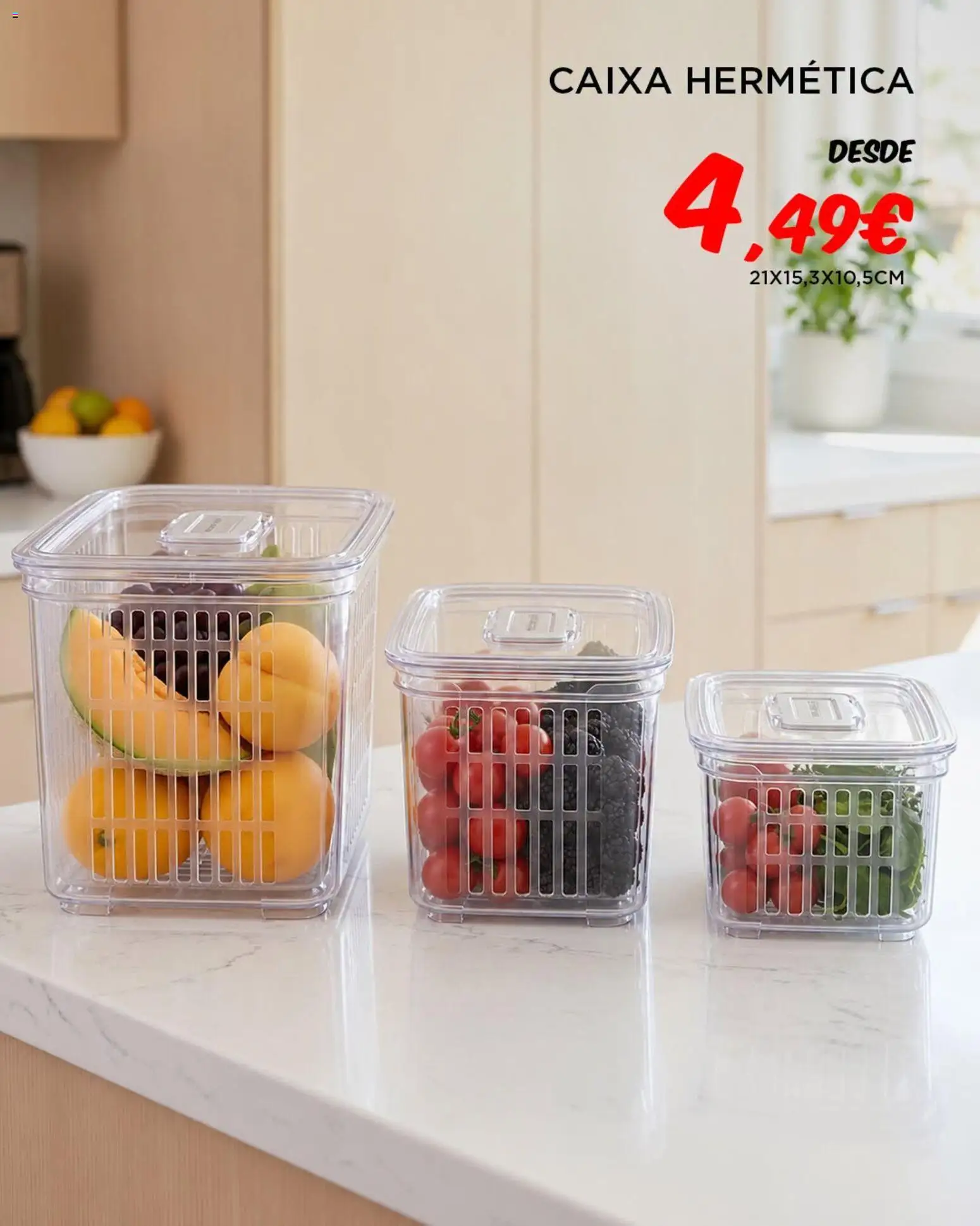 Espaço Casa O que custa é abrir o frigorífico e não encontrar nada nem espaço. │ válido de 29/08/2026 | Página: 1 | Produtos: Caixa