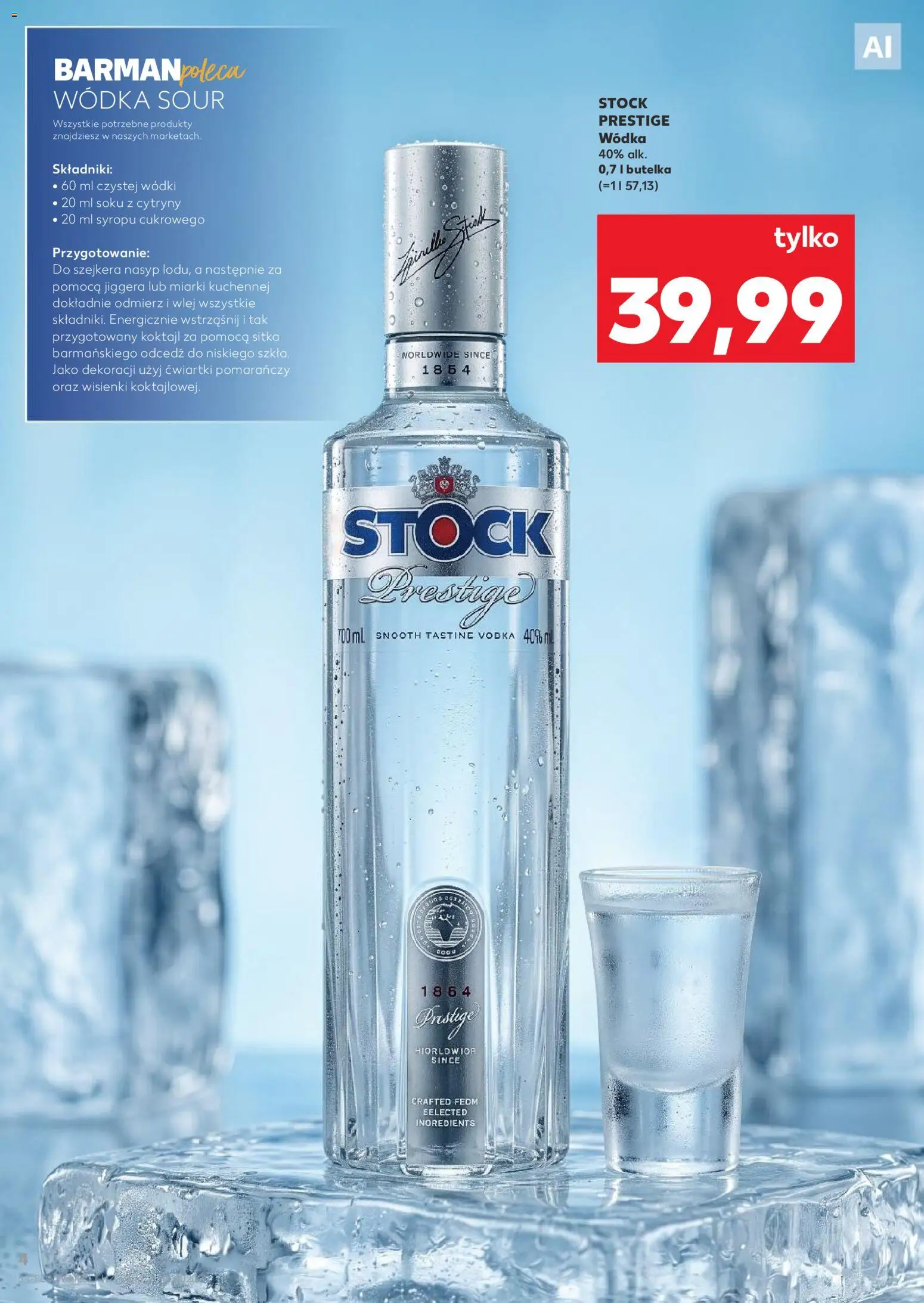 Kaufland Polsko leták - Barek od 20.08.2026 | Strana: 4 | Produkty: Vodka