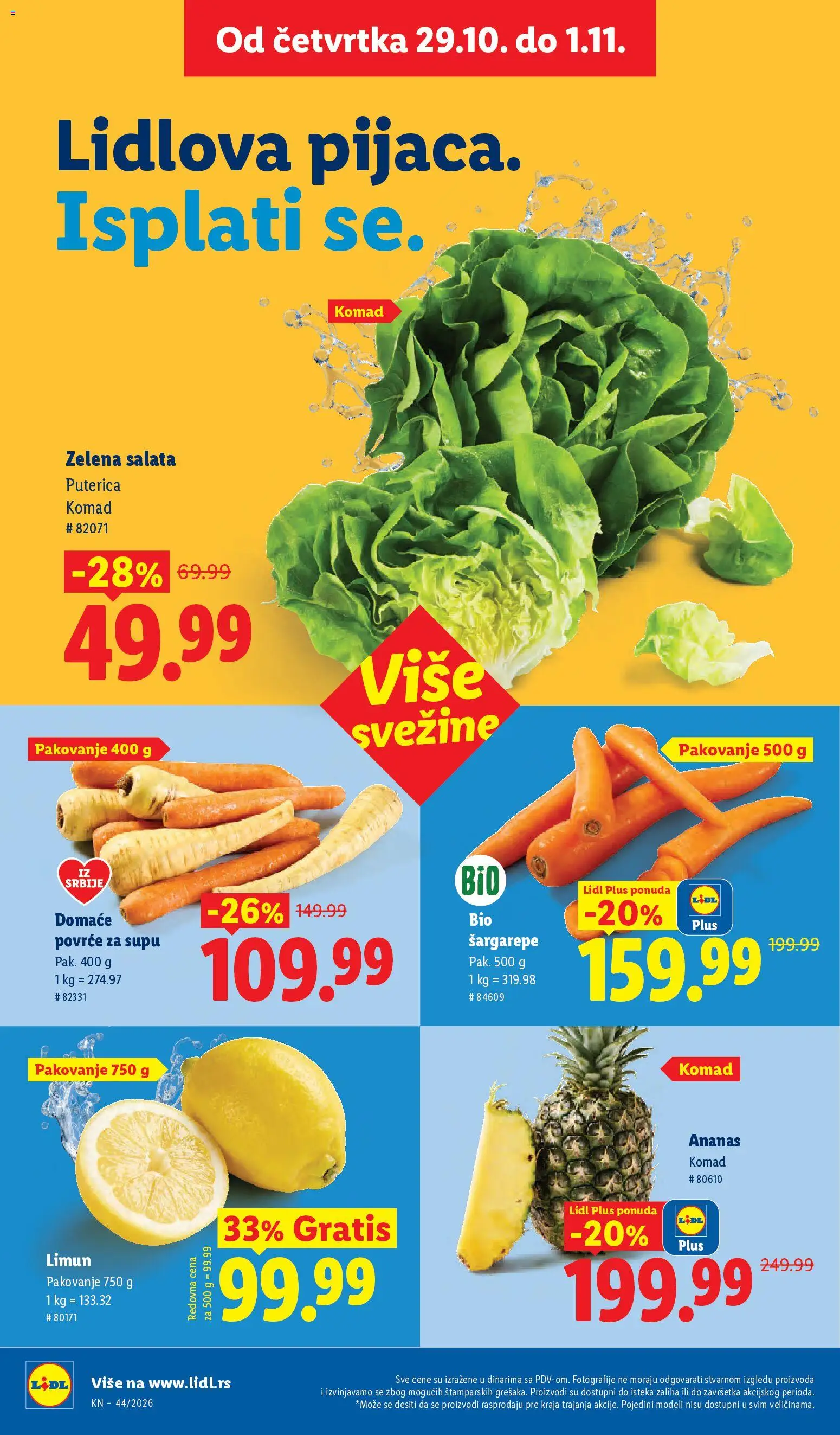 Lidl katalog - važi od 29.10.2026 | Strana: 22