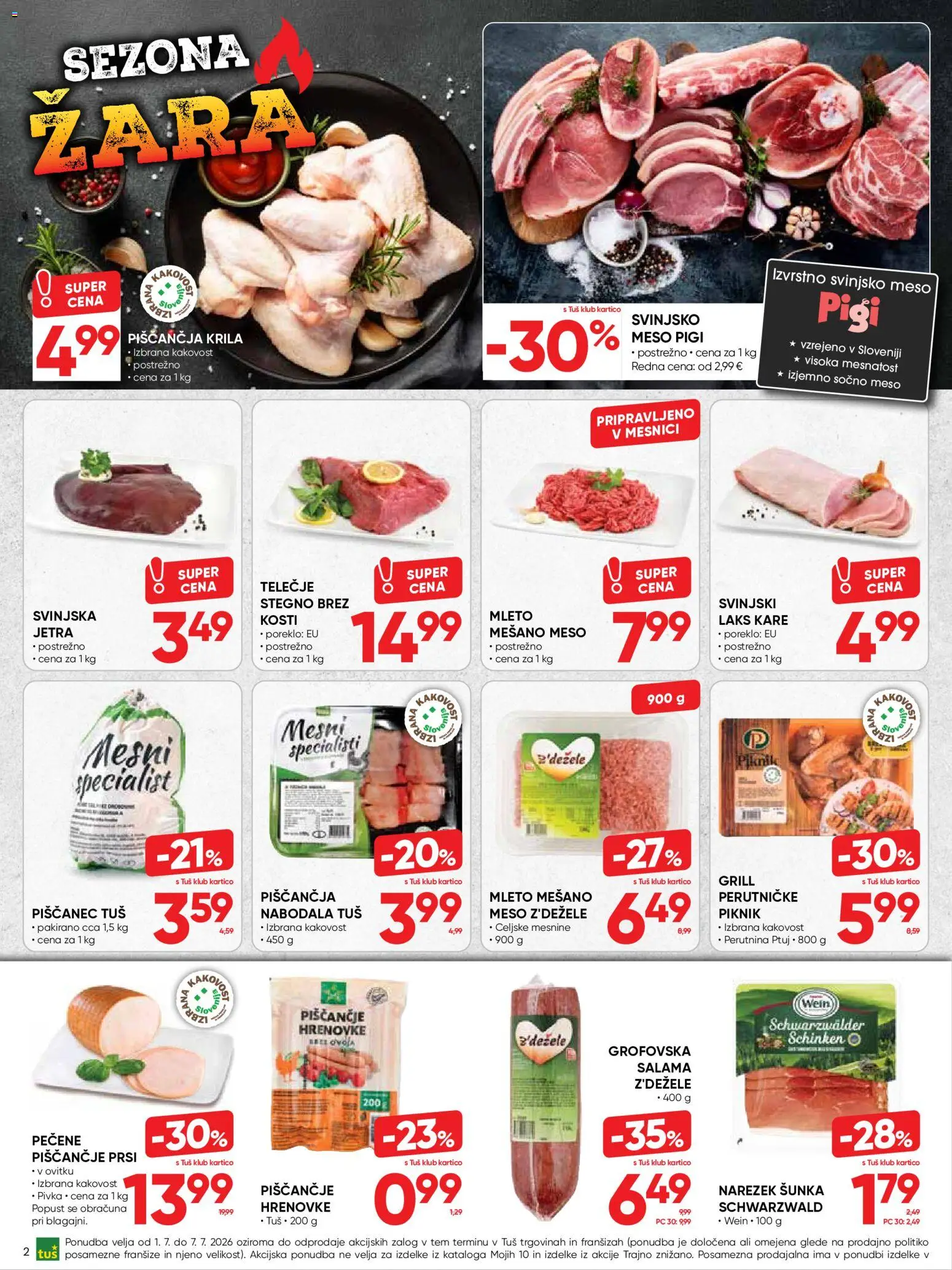 Novi Tuš katalog ponudbe – veljaven od 01.07.2026 | Stran: 2