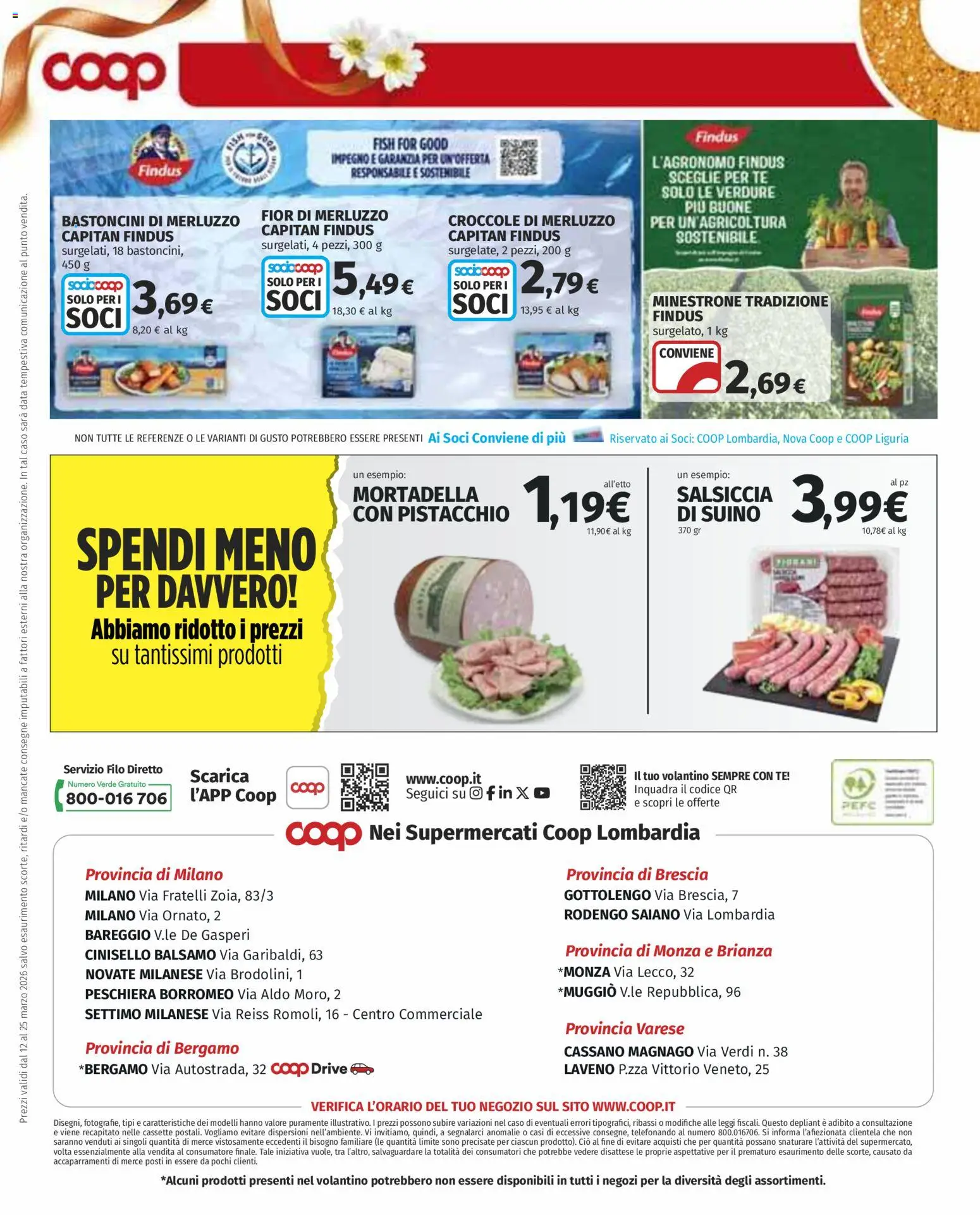 Volantino COOP del 12.03.2026 | Pagina: 20 | Prodotti: Balsamo, Tè, Merluzzo, Suino