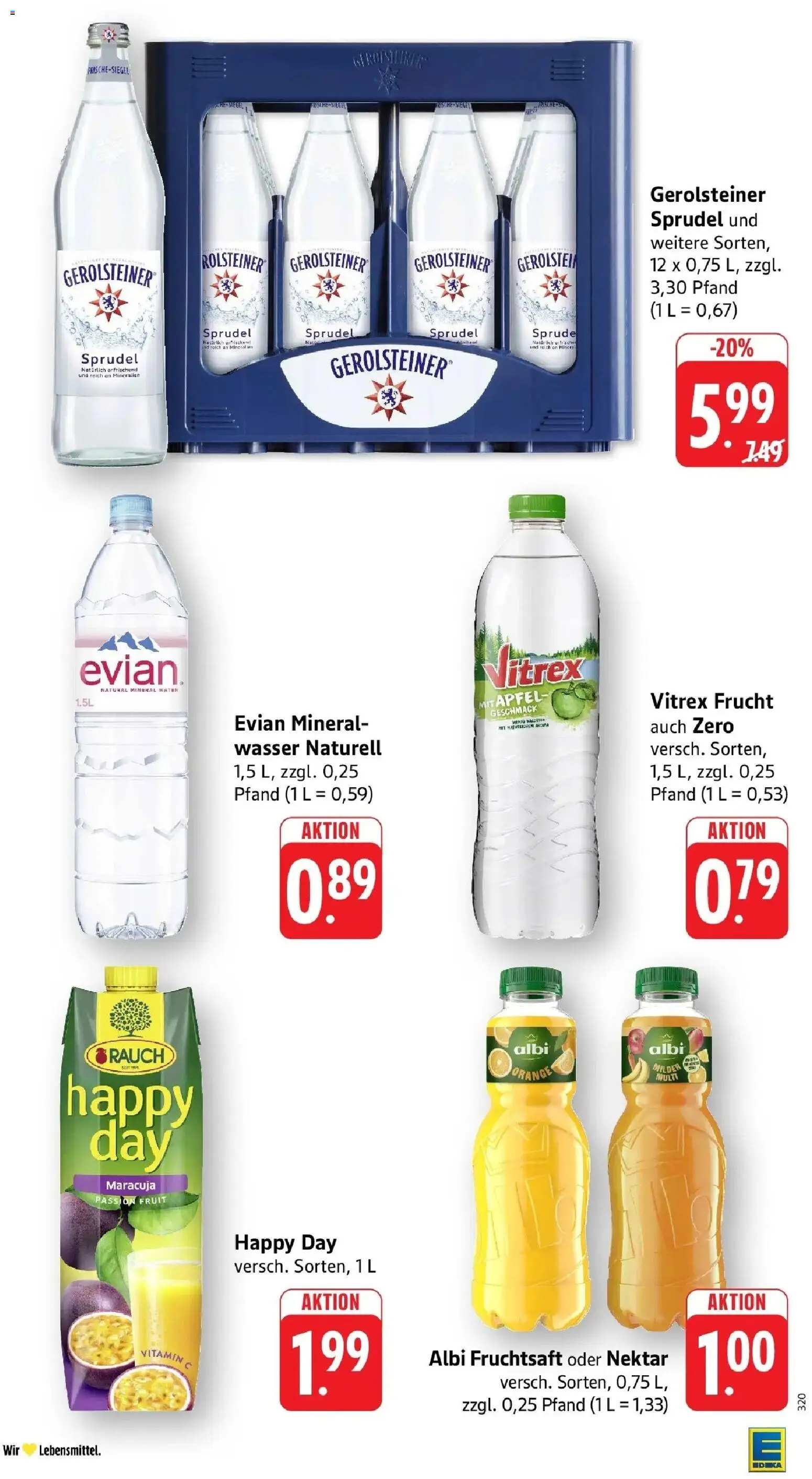 Edeka Prospekt Blieskastel-Lautzkirchen (ab 24.08.2026) » Angebote Online | Seite: 28 | Produkte: Äpfel, Wasser, Fruchtsaft, Gerolsteiner
