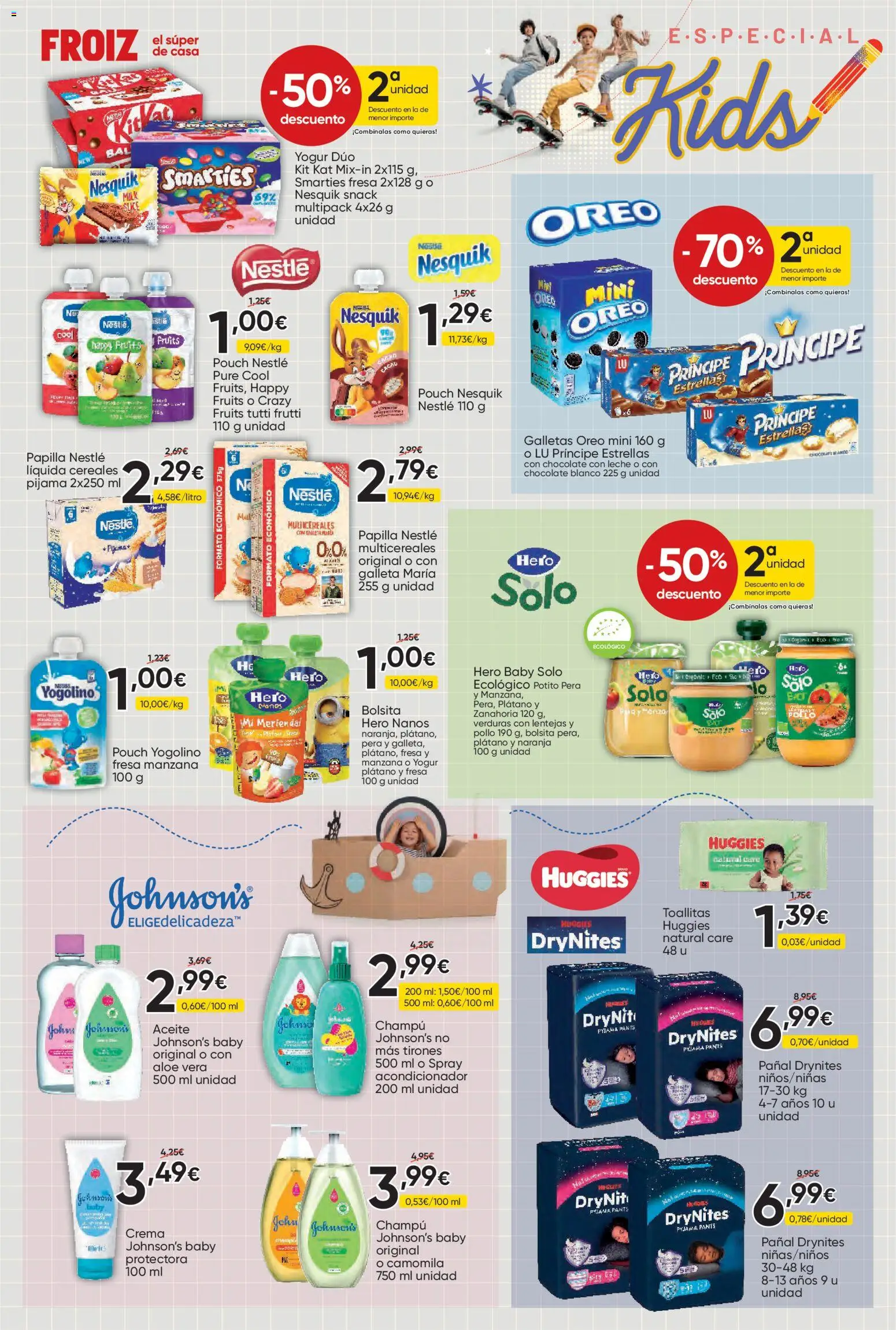 Froiz folleto │ válido desde el 27/08/2026 | Página: 15 | Productos: Pijama, Leche, Zanahoria, Pollo