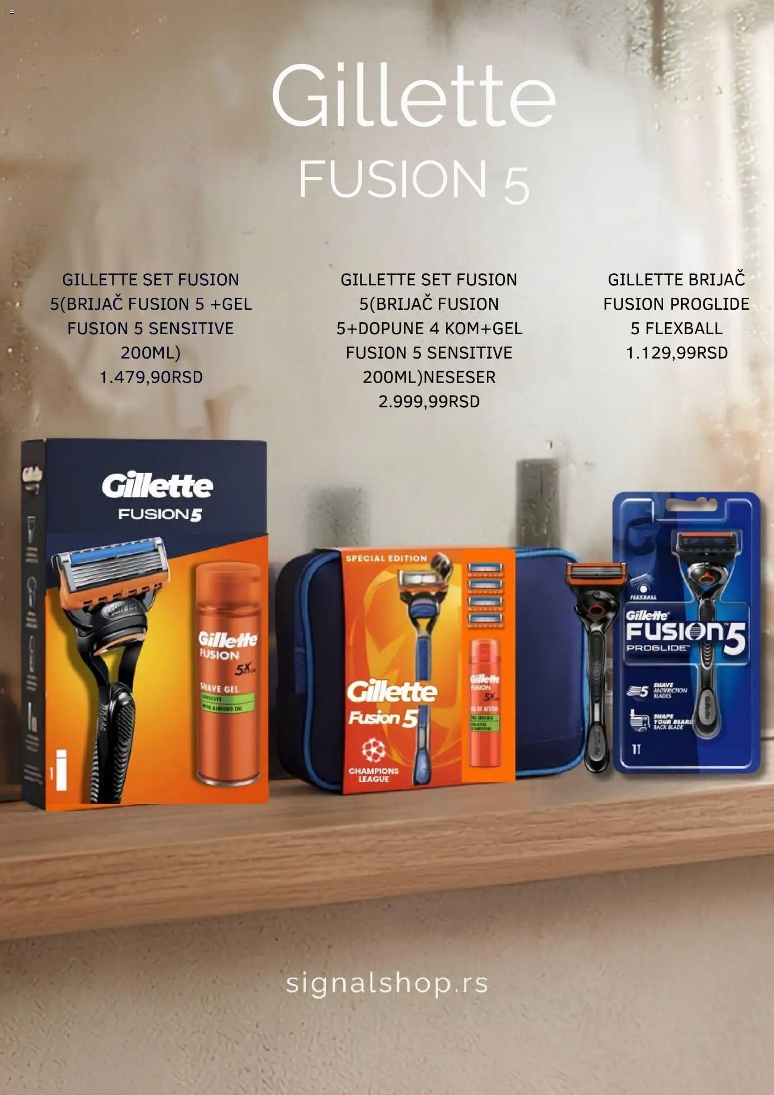 Signal Plus katalog - važi od 17.09.2026 | Strana: 3 | Proizvode: Gillette, Brijač