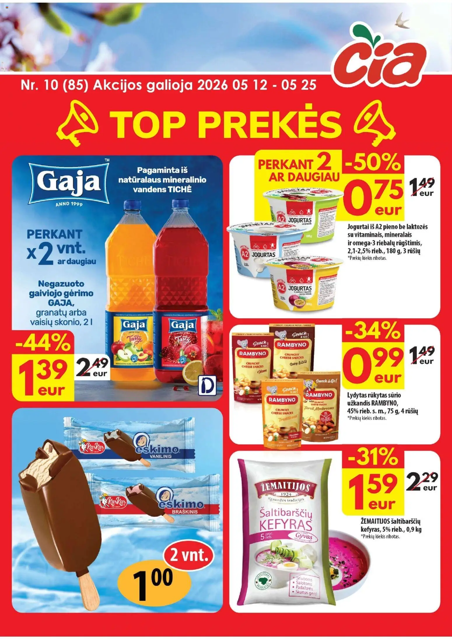 ČIA MARKET akcijos nuo 12.05.2026 | Puslapis: 1