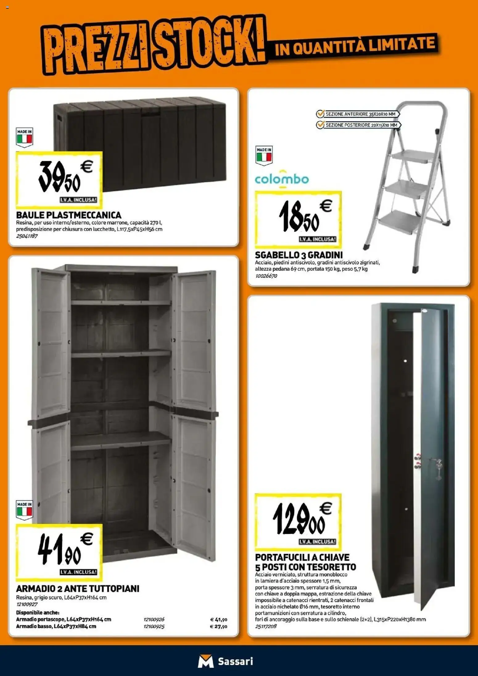 Nuovo TECNOMAT catalogo Sassari dal 24/09/2026 > offerte anteprima 🛍️ | Pagina: 18 | Prodotti: Porta, Sgabello, Baule, Armadio