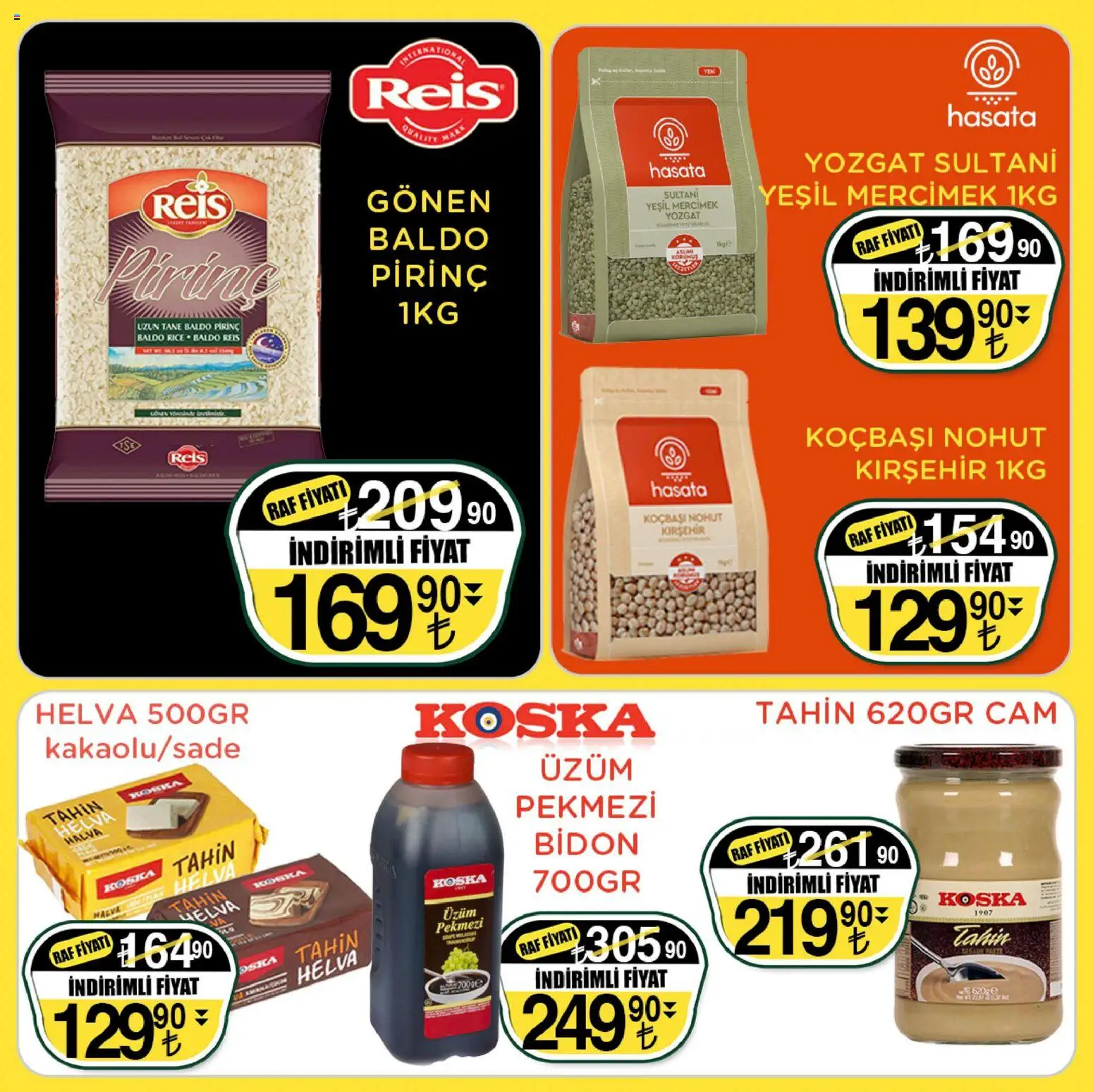 Sarıyer Katalog - 17.04.2026 tarihinden itibaren geçerlidir | Sayfa: 20 | Ürünler: Raf, Ravioli, Pirinç, Üzüm