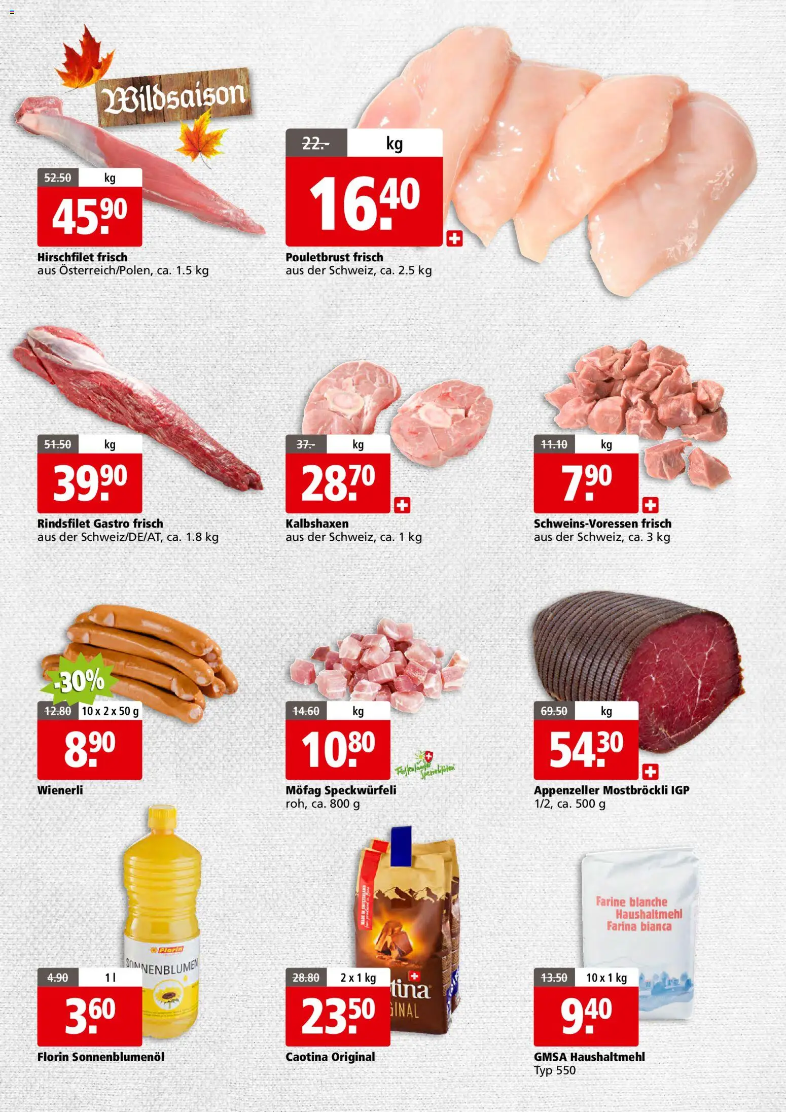 Aligro aktionen Business Schlieren, Gossau SG, Frauenfeld, Rapperswil-Jona, Sargans, Bern – gültig ab 26.10.2026 | Seite: 3 | Produkte: Pouletbrust