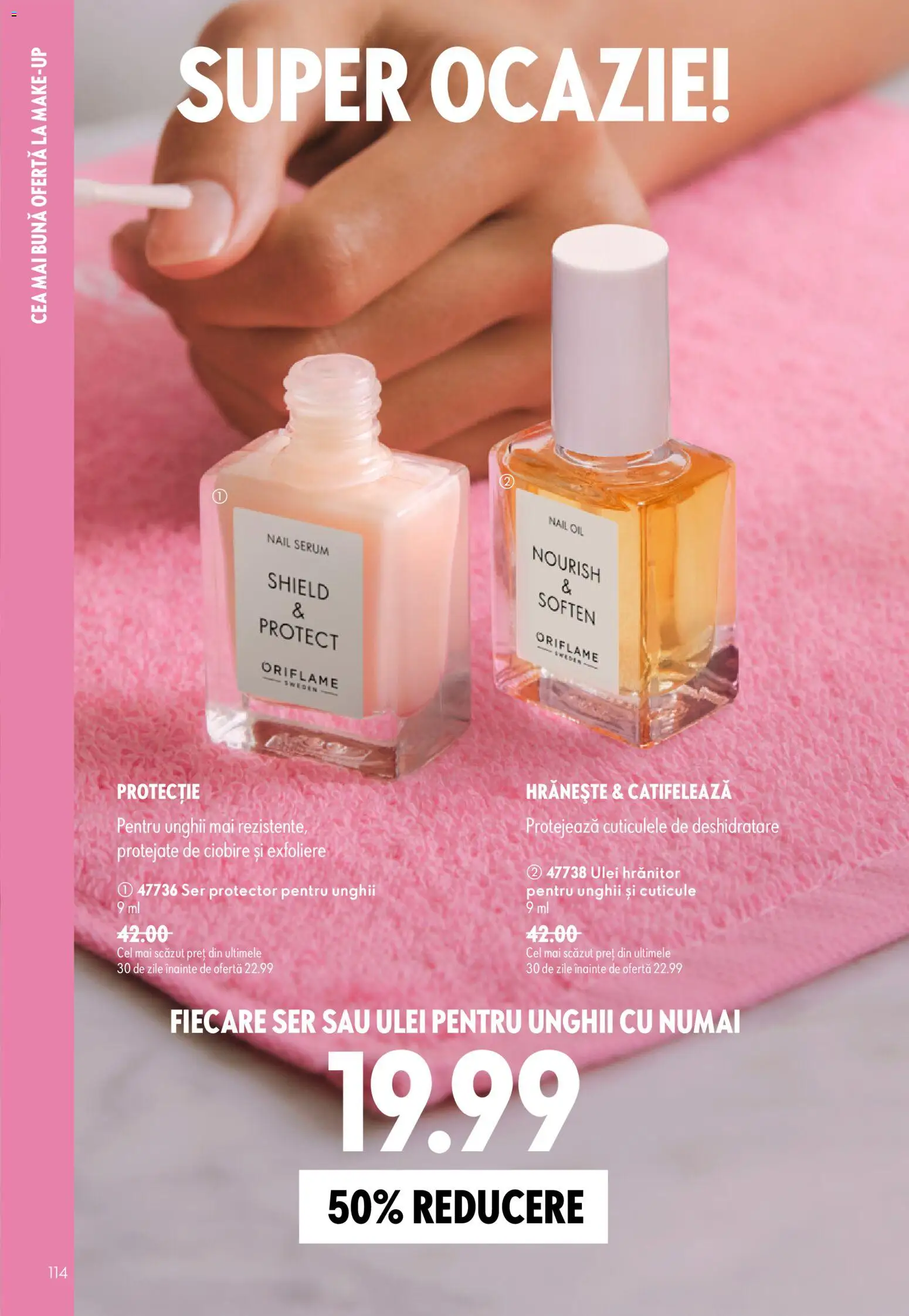 Noul catalog Oriflame – valabil de la 09.09.2026 | Pagină: 114 | Produse: Serum, Ulei