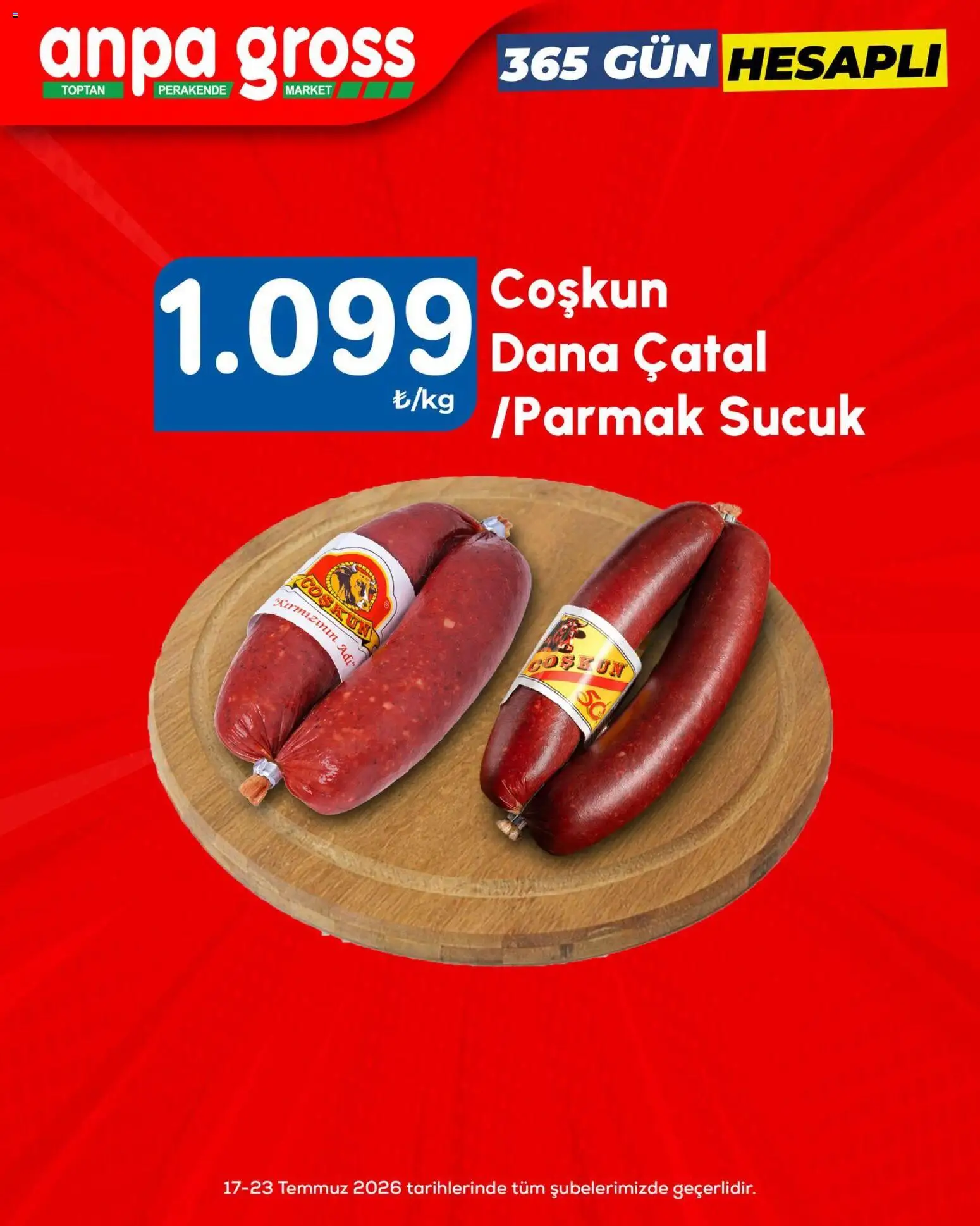 Anpa Gross Katalog - 17 Temmuz 2026 tarihinden itibaren geçerlidir | Sayfa: 5 | Ürünler: Çatal, Sucuk