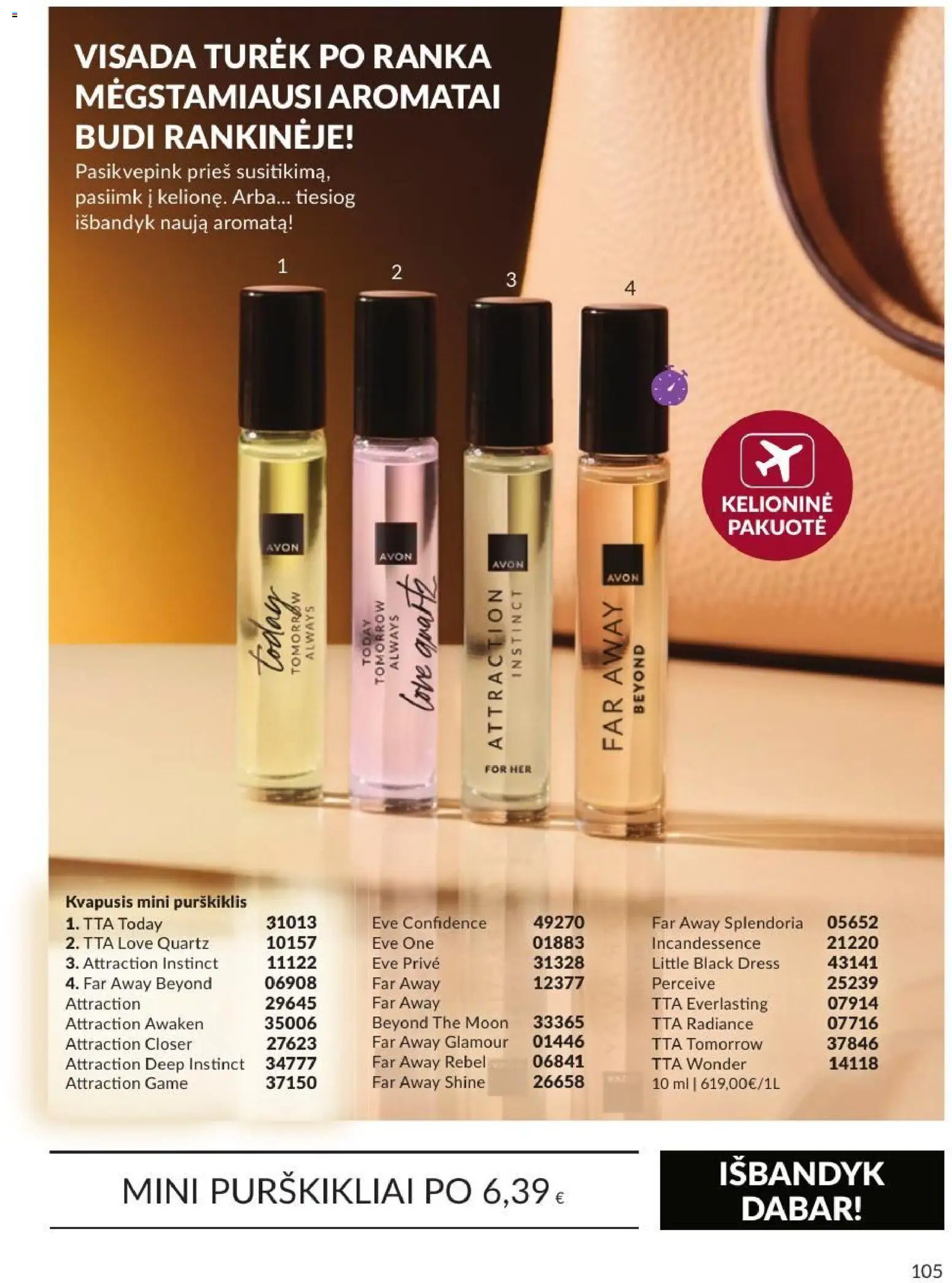 AVON akcijos nuo 2026.09.01 | Puslapis: 105