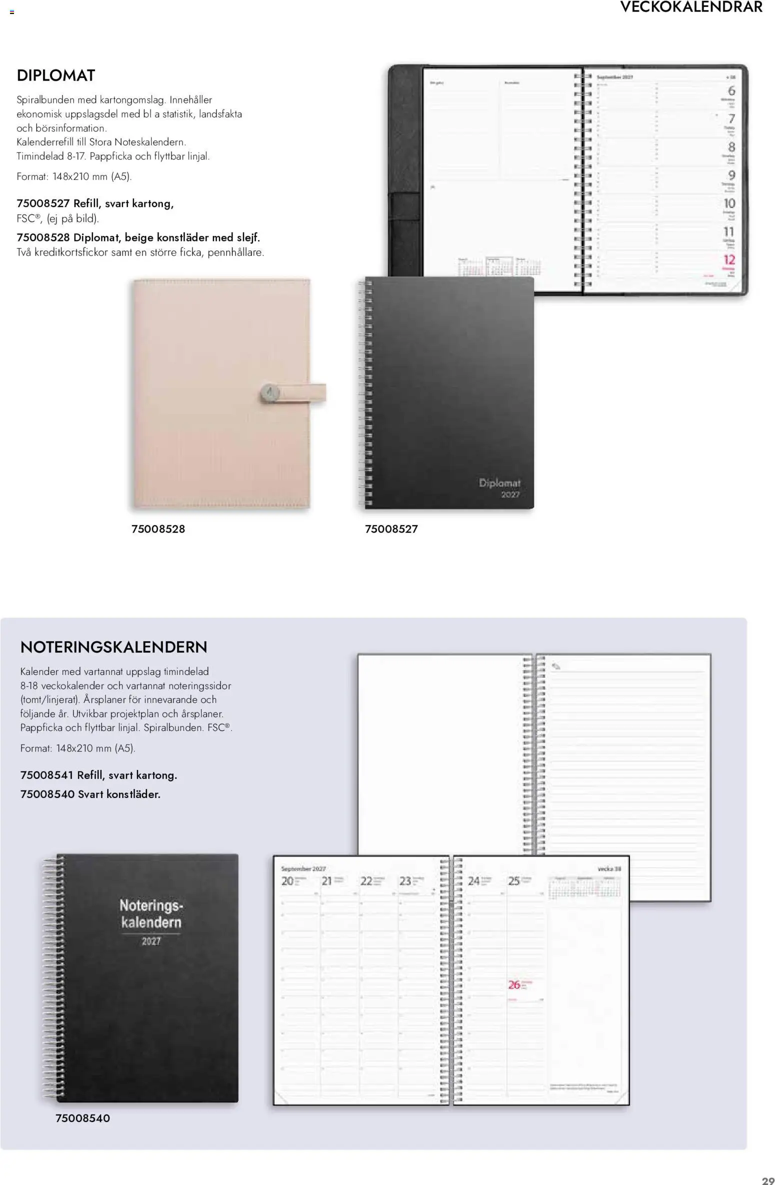Lyreco reklamblad aktuell från 01/09/2026 | Sida: 30 | Produkter: Kalender